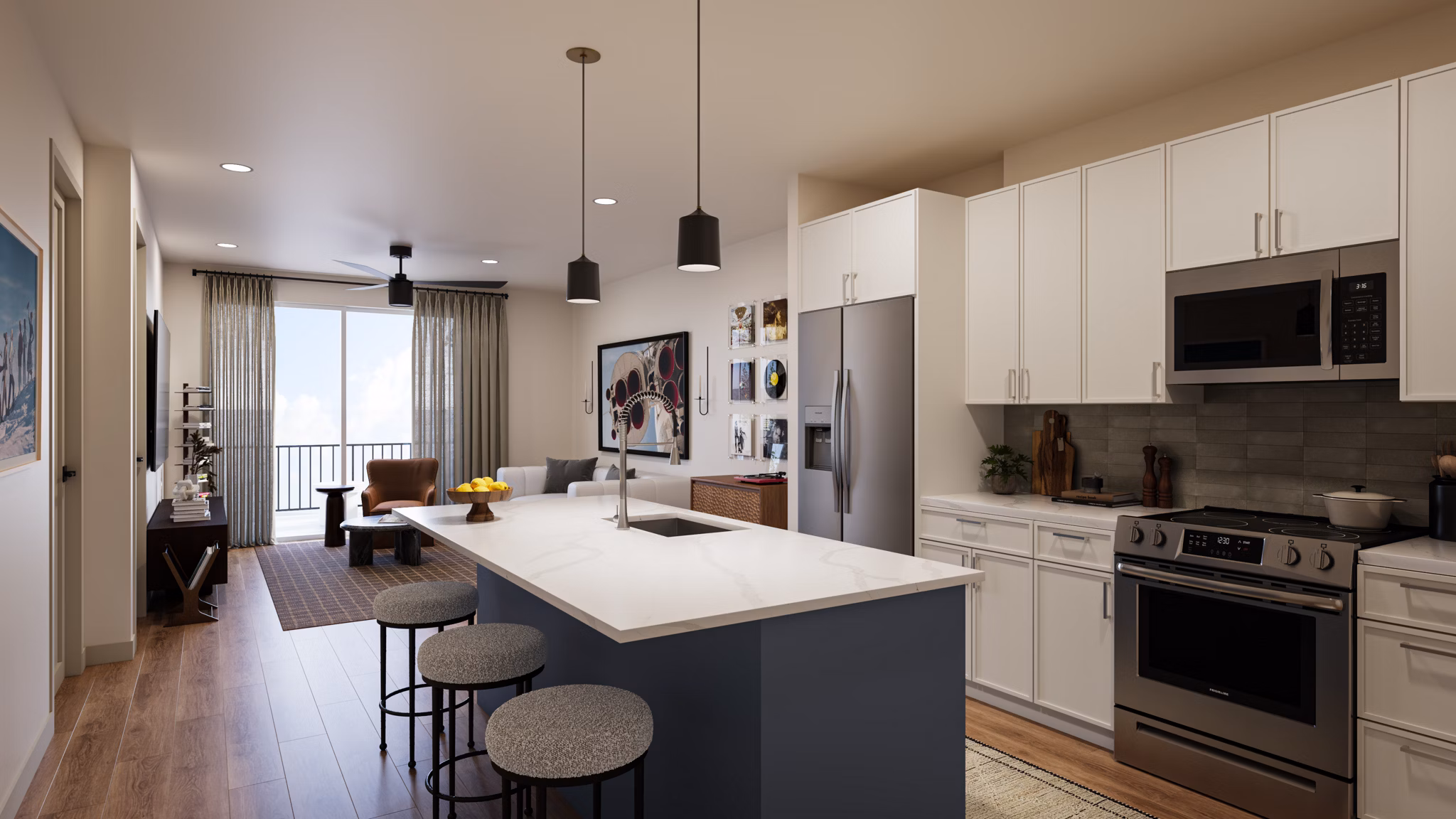 Rendering for Olivine Apartments