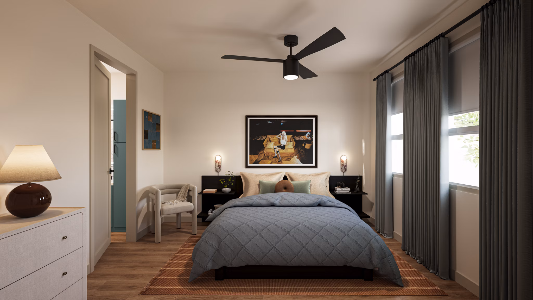 Rendering for Olivine Apartments