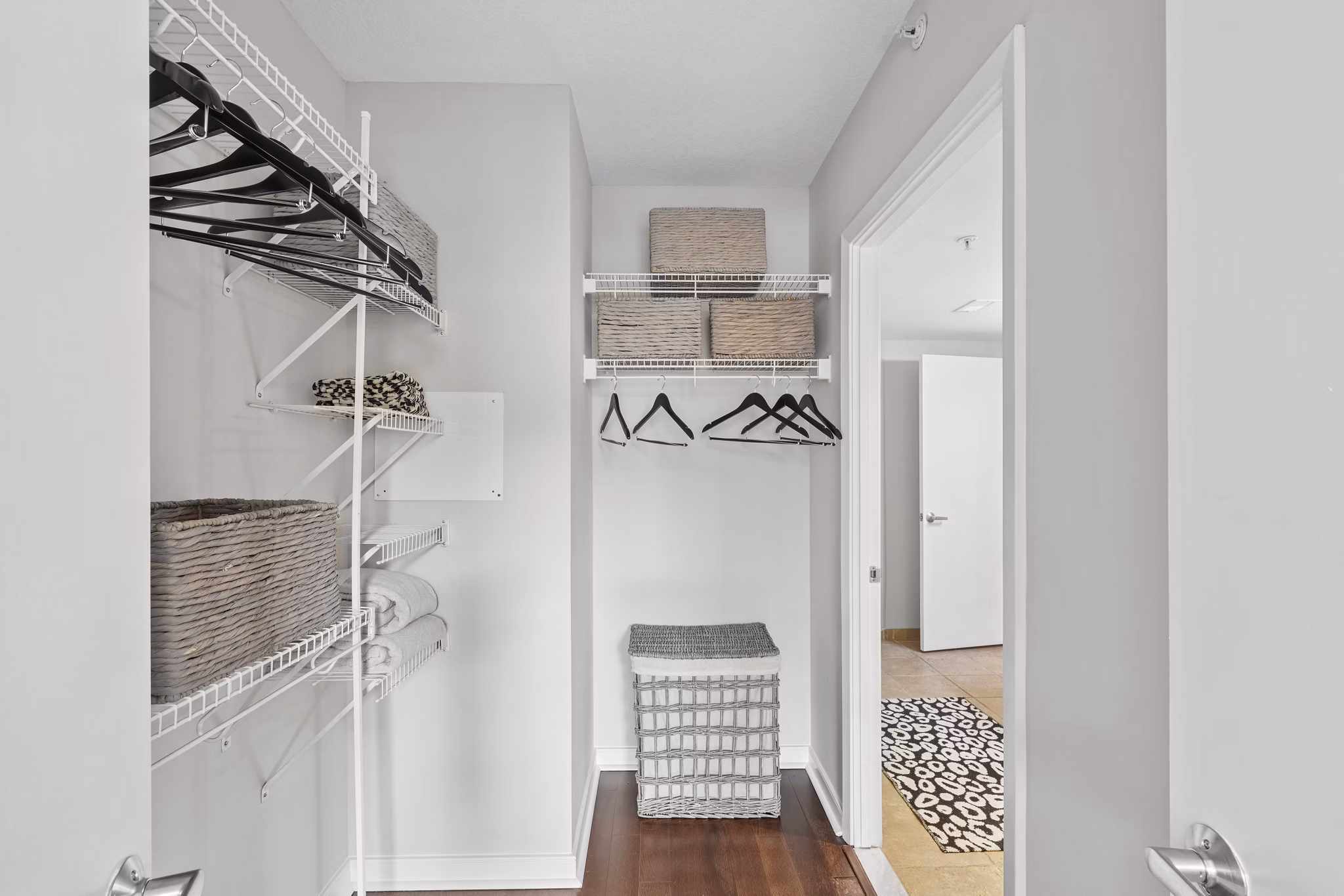 Closet at The Hayward On Mass Ave Apartments