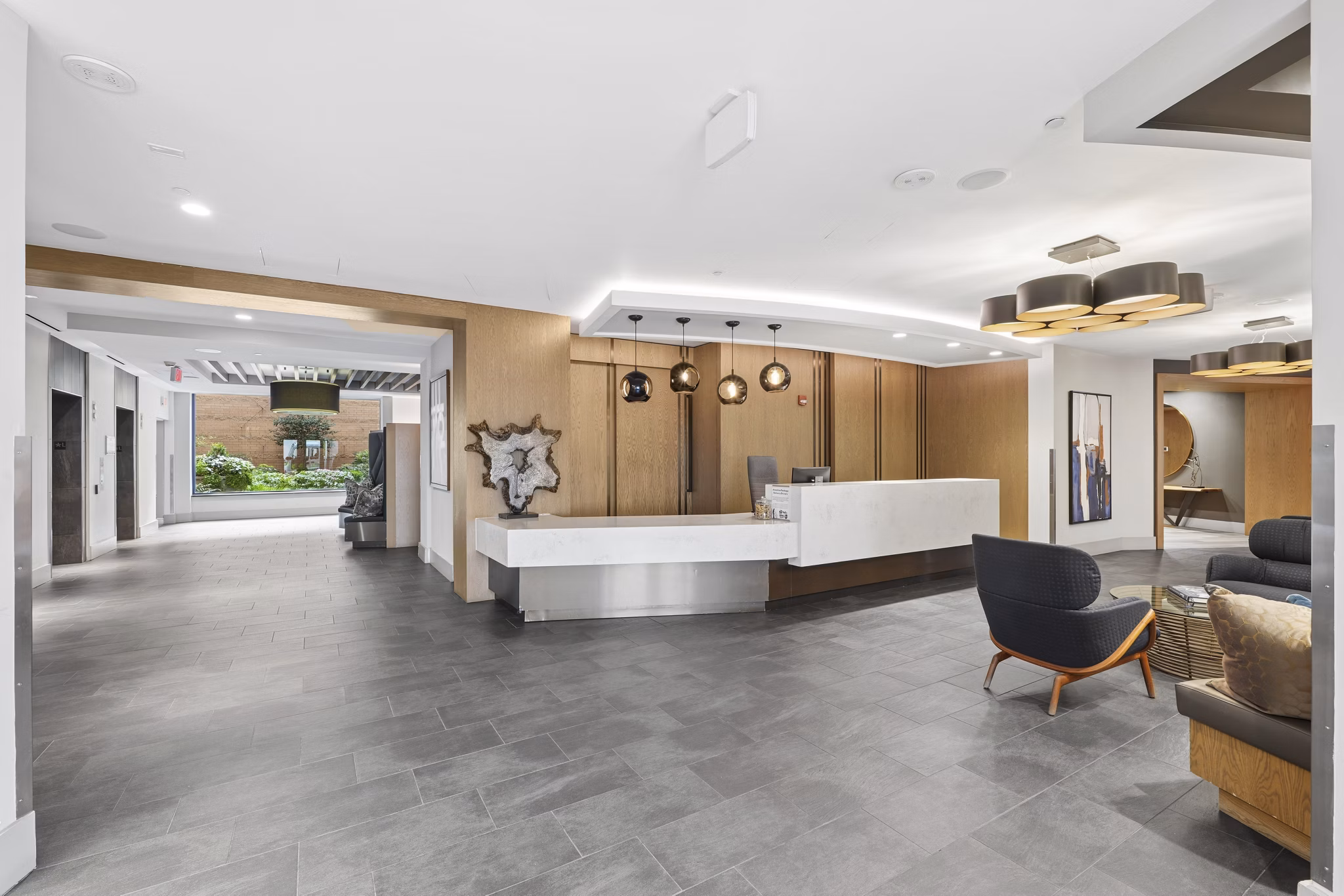 Clubhouse/Lobby at The Hayward On Mass Ave Apartments