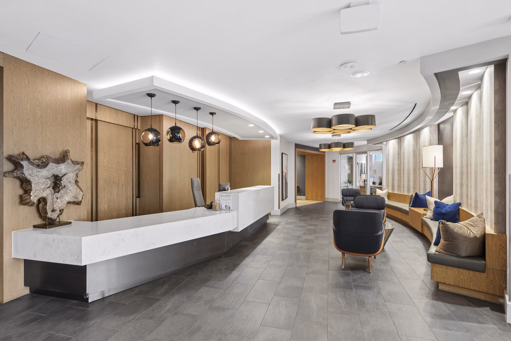 Clubhouse/Lobby at The Hayward On Mass Ave Apartments