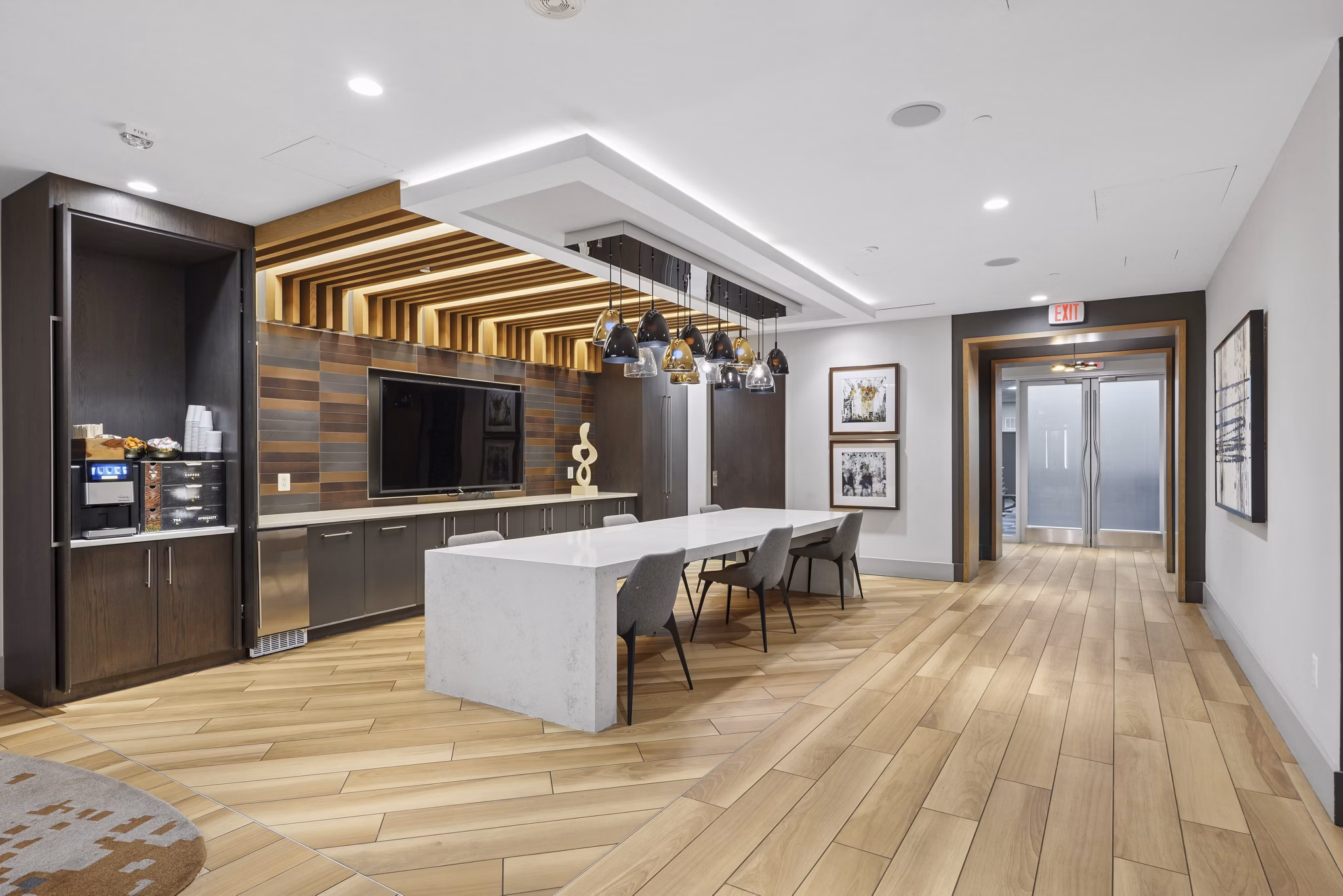 Clubhouse/Lobby at The Hayward On Mass Ave Apartments