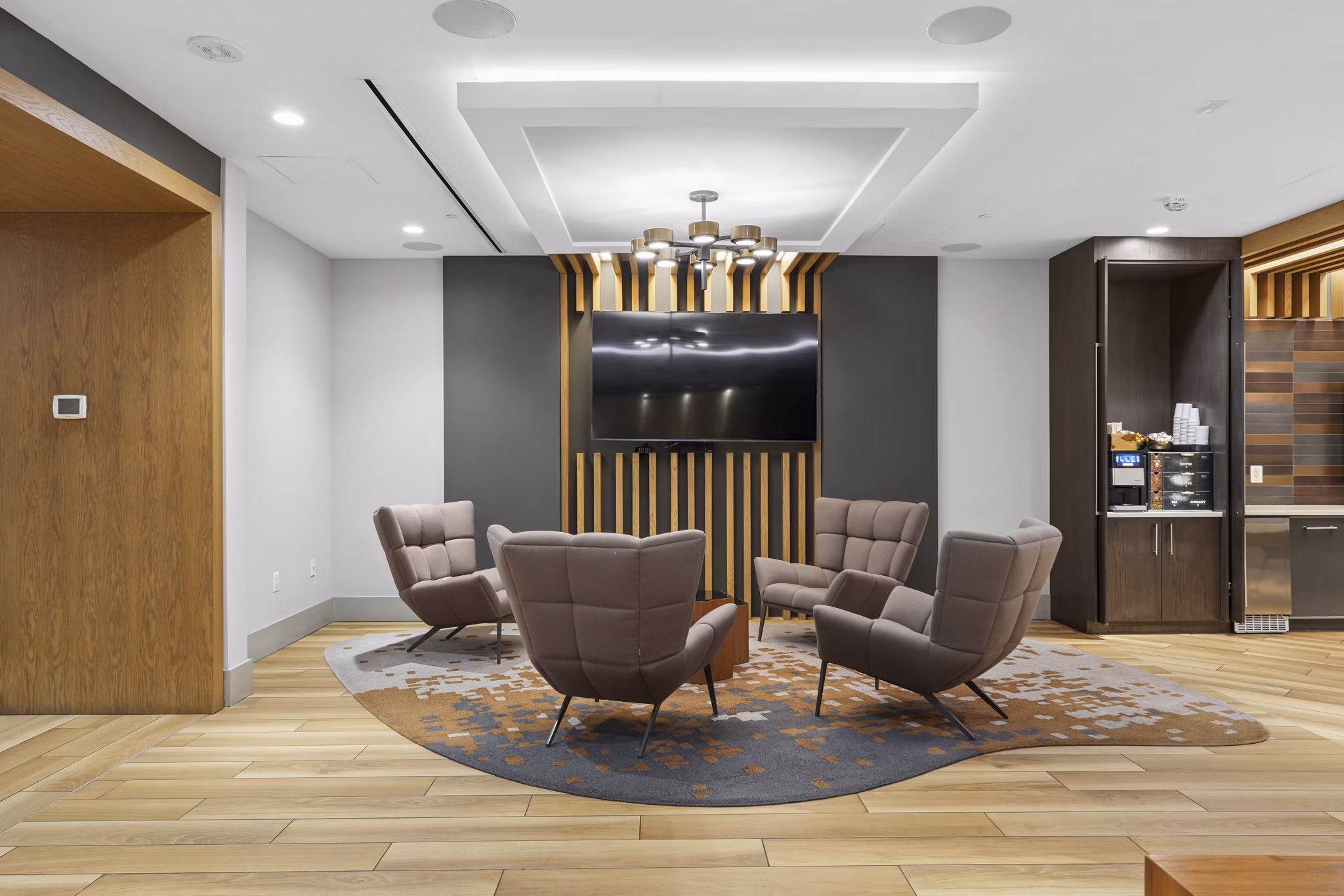 Clubhouse/Lobby at The Hayward On Mass Ave Apartments