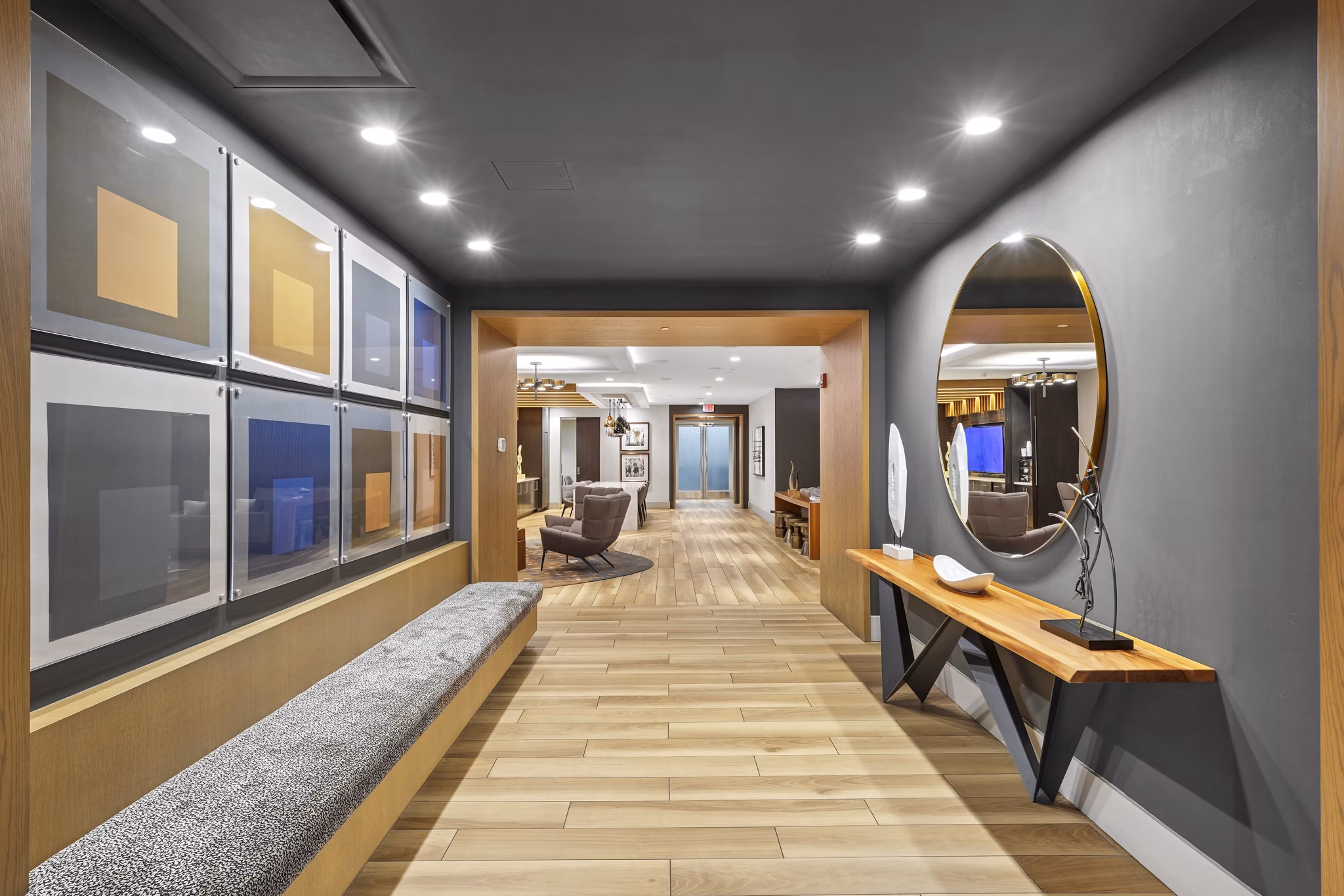 Clubhouse/Lobby at The Hayward On Mass Ave Apartments