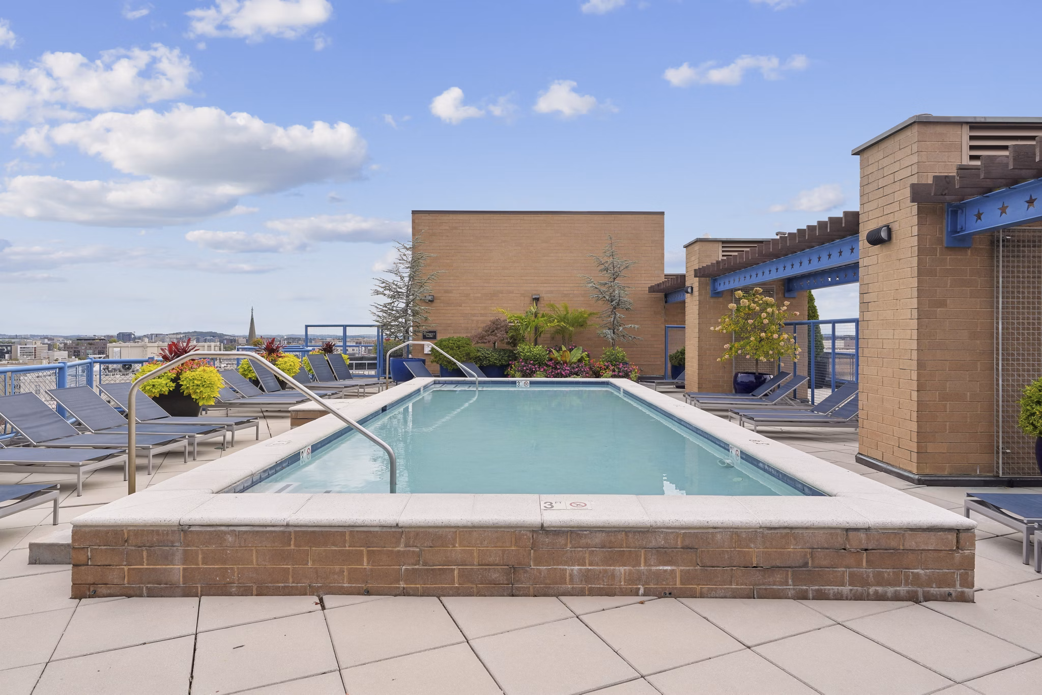 Pool at The Hayward On Mass Ave Apartments
