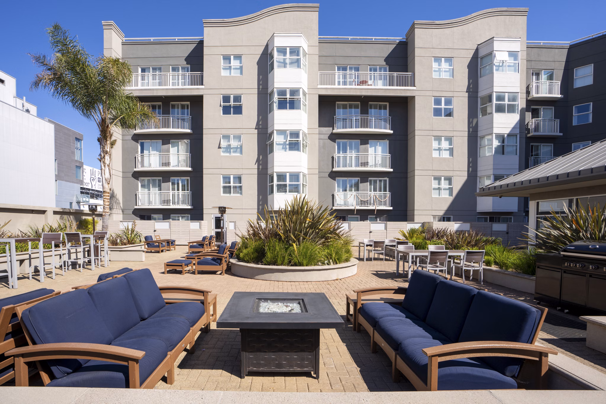 Patio at SOMA at 788 Apartments