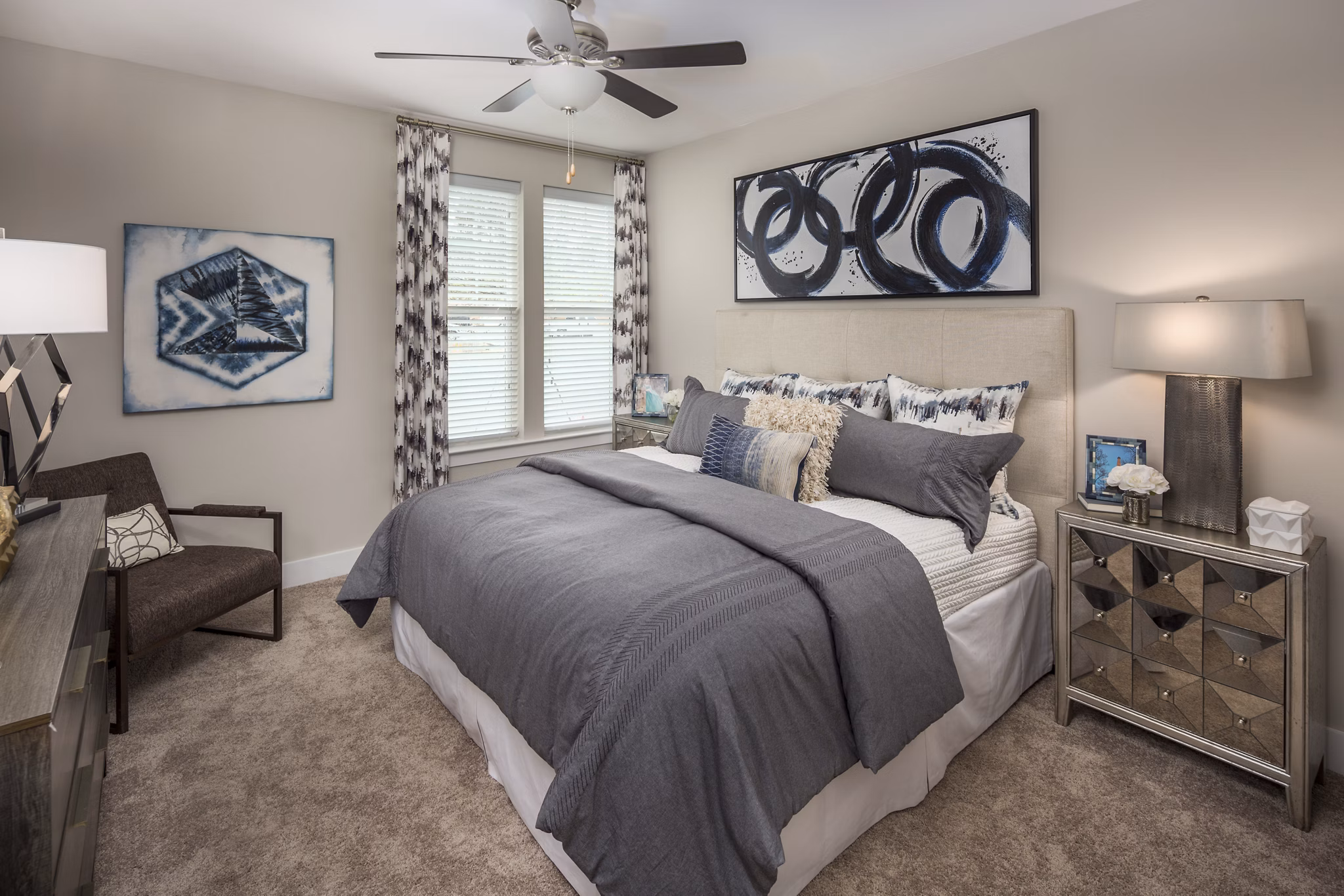 bedroom at The Scottie Apartments 
