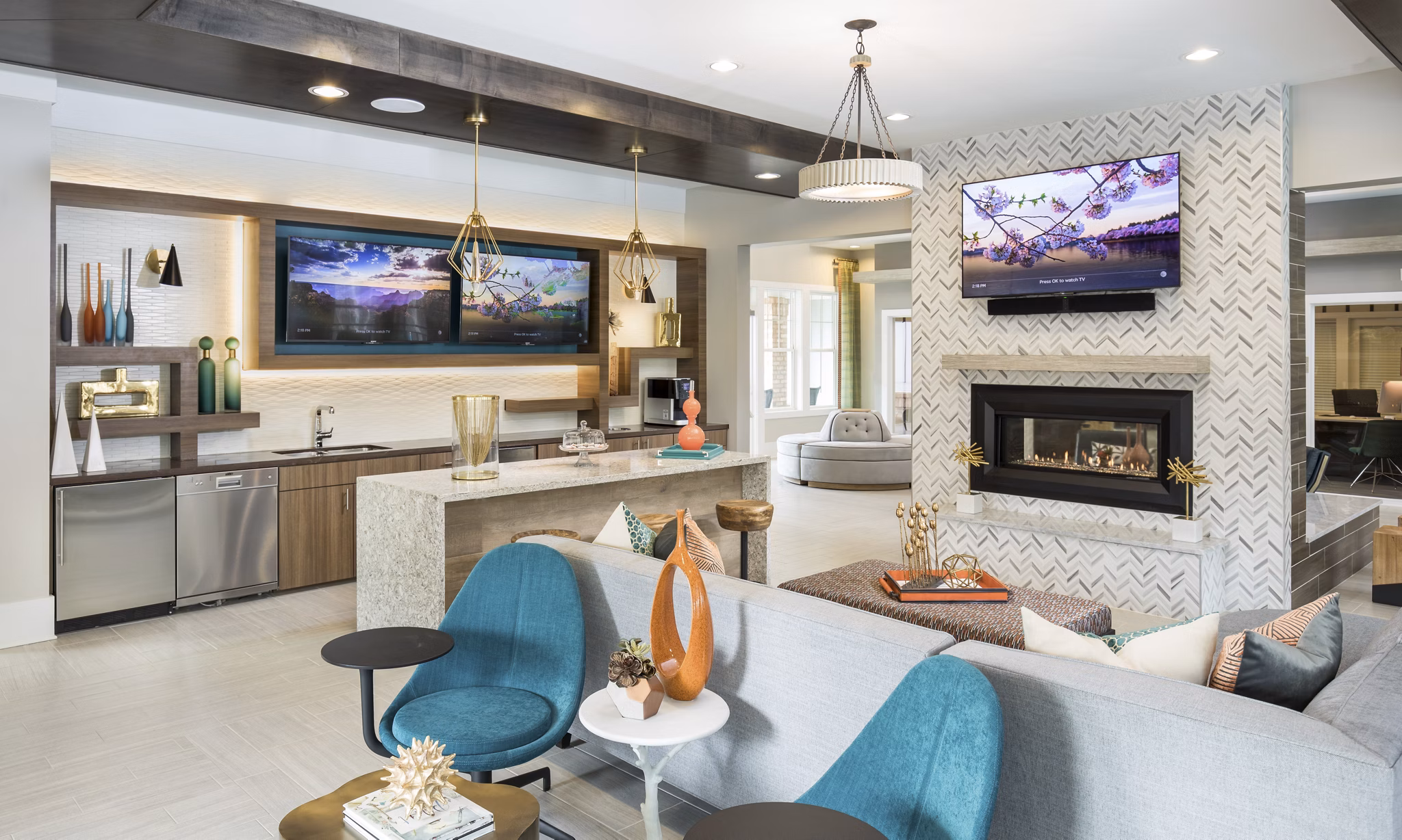 clubhouse at The Scottie Apartments 