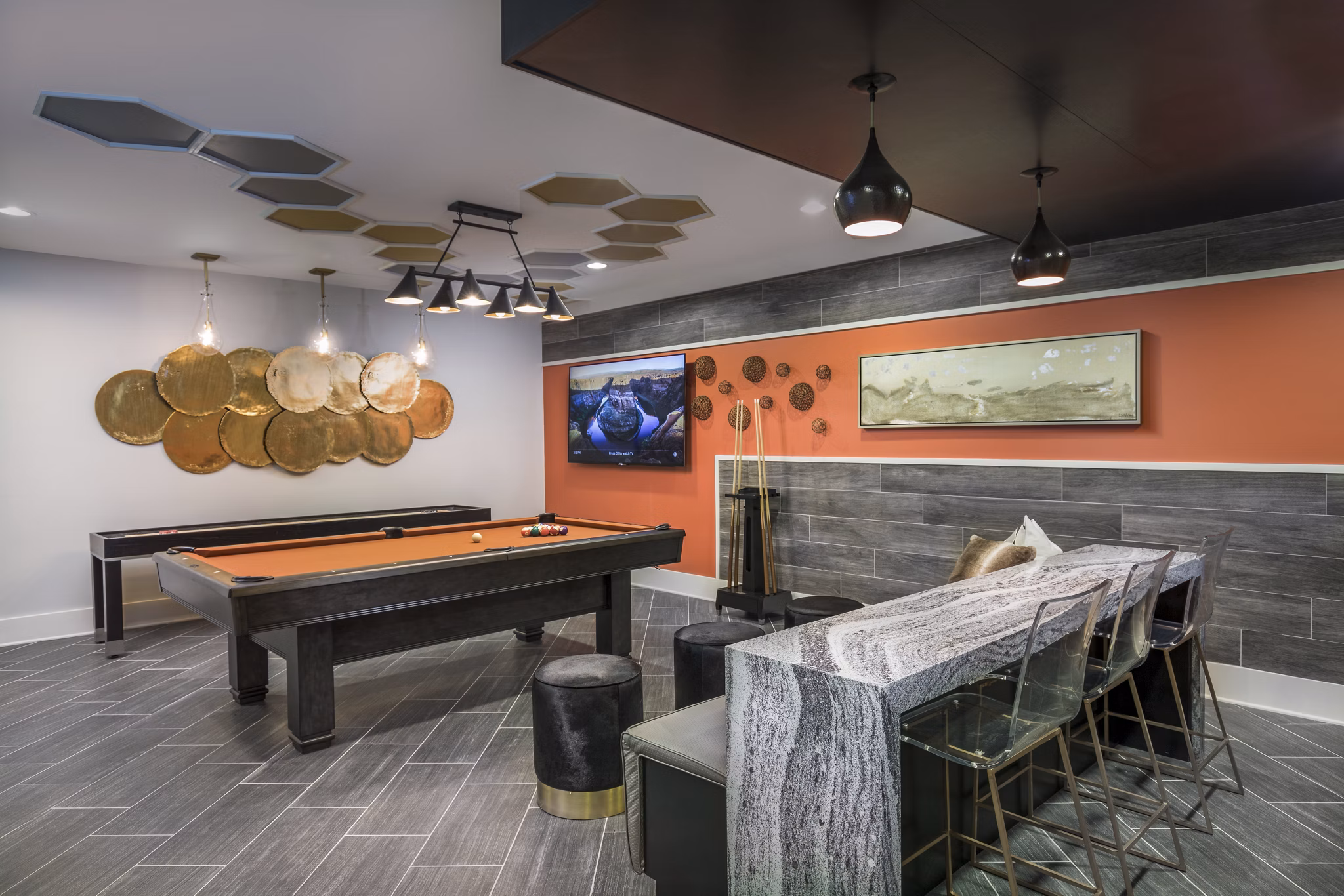 clubhouse at The Scottie Apartments 