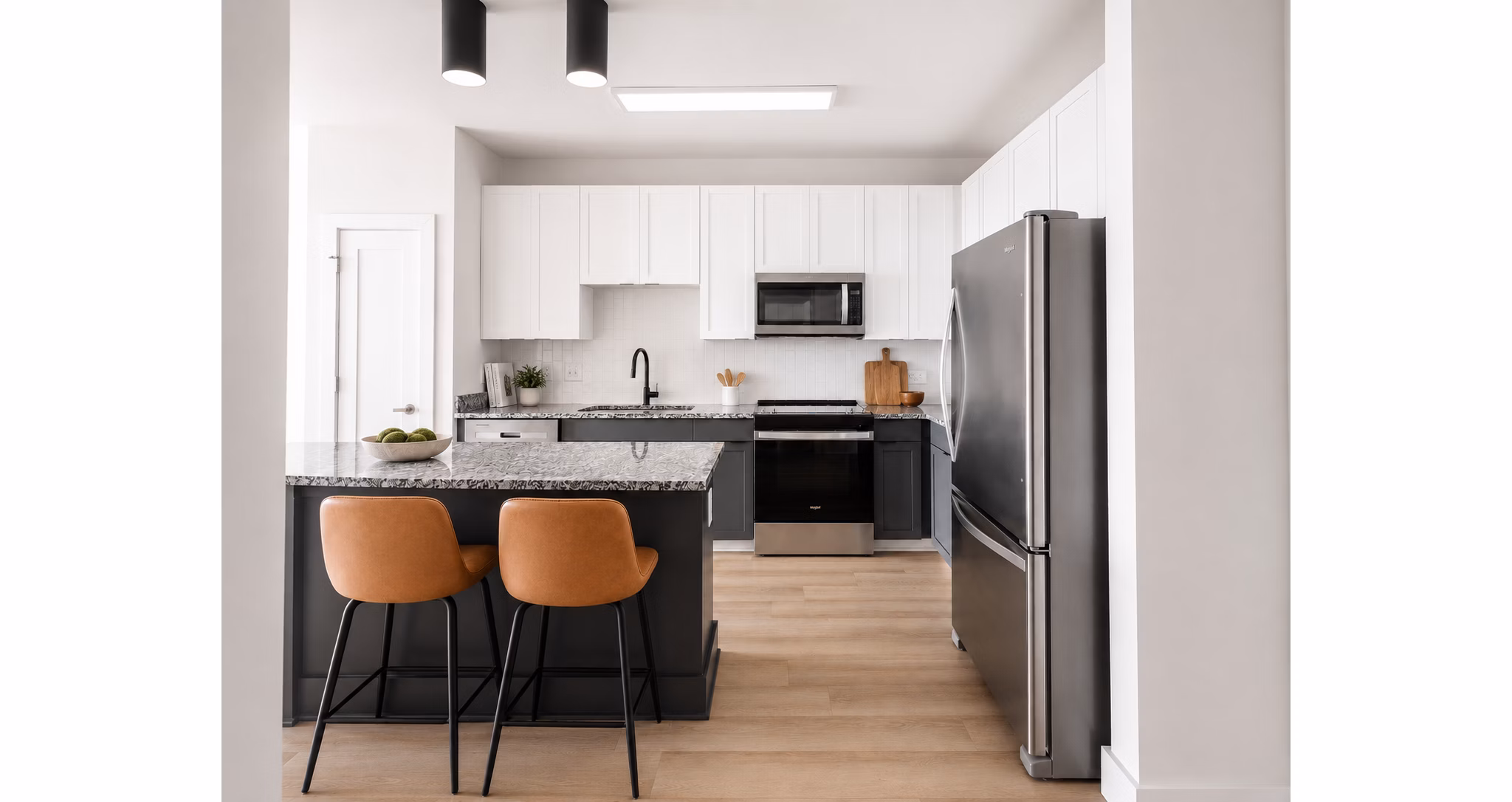 Kitchen at Steelworks Apartments