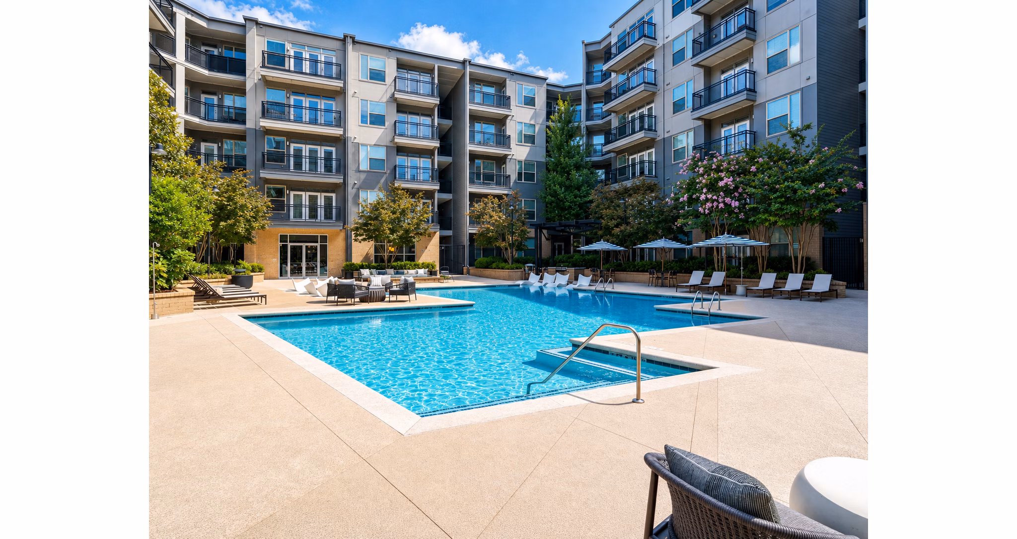 Pool at Steelworks Apartments