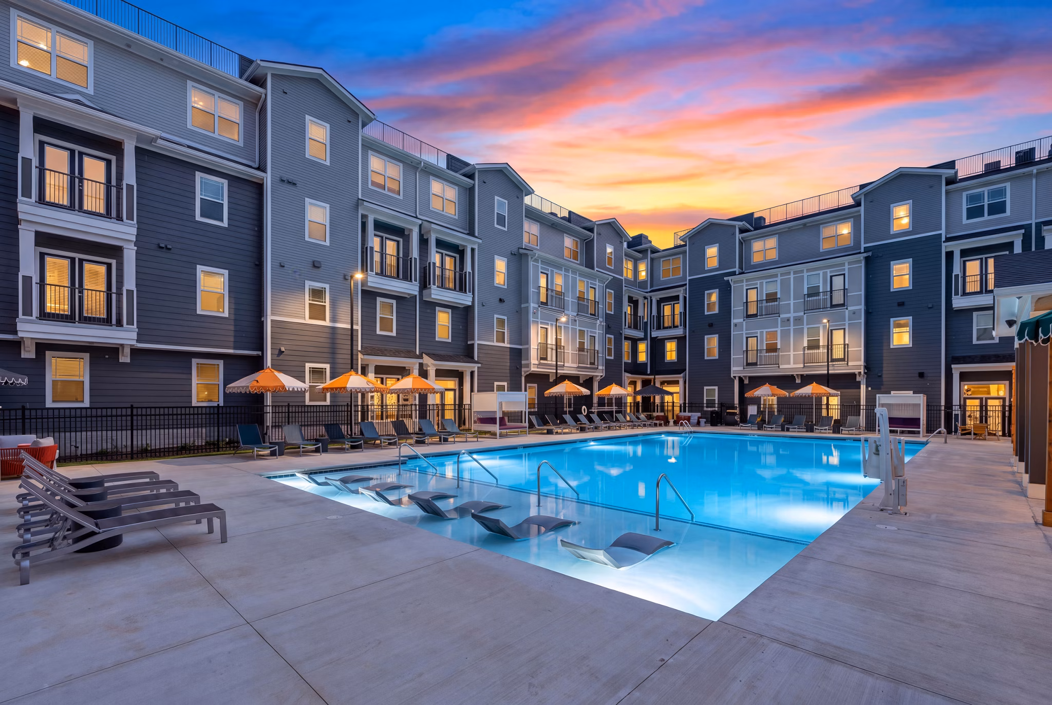 Pool at Treehaus Clemson Apartments