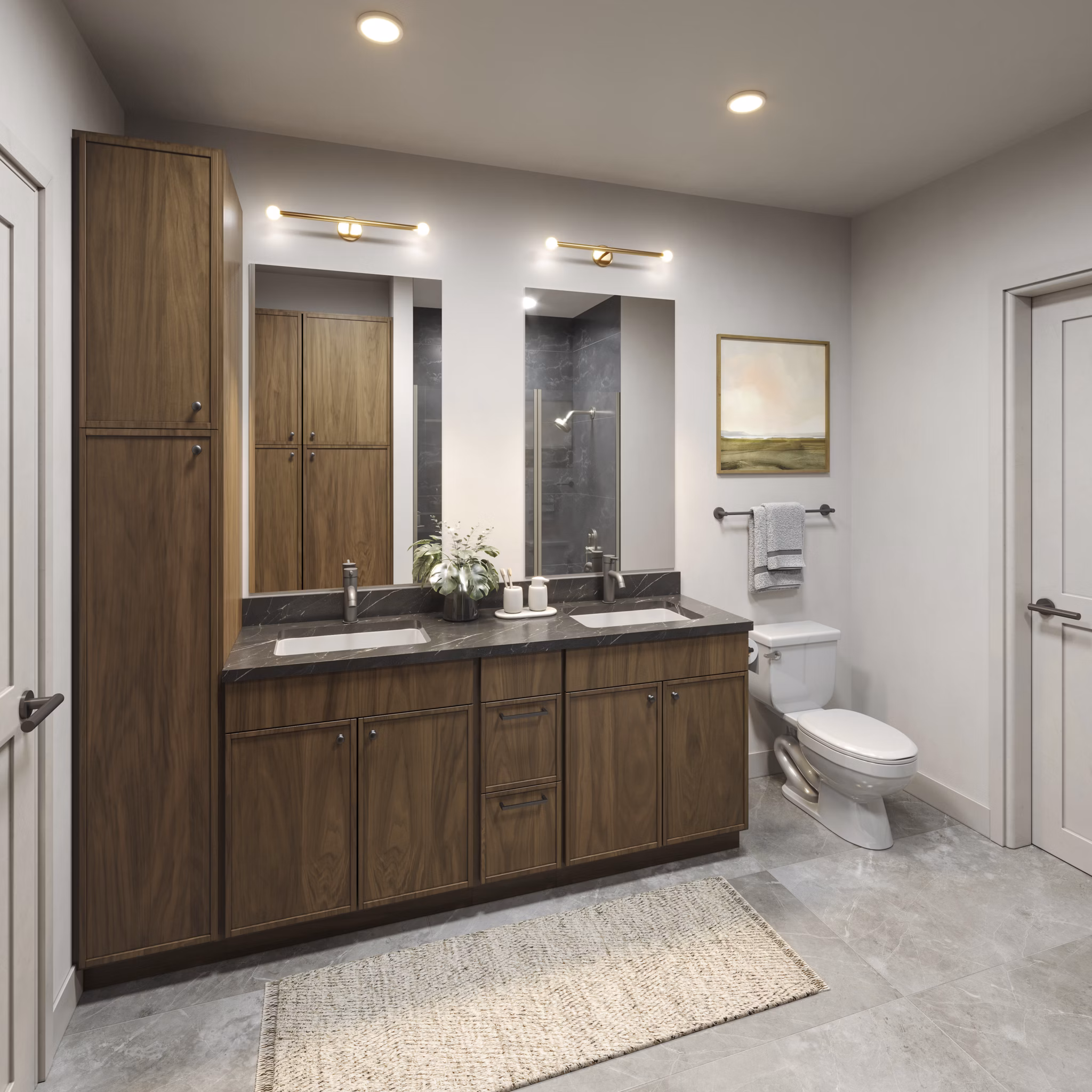Bathroom at Solis Sandy Springs Apartments