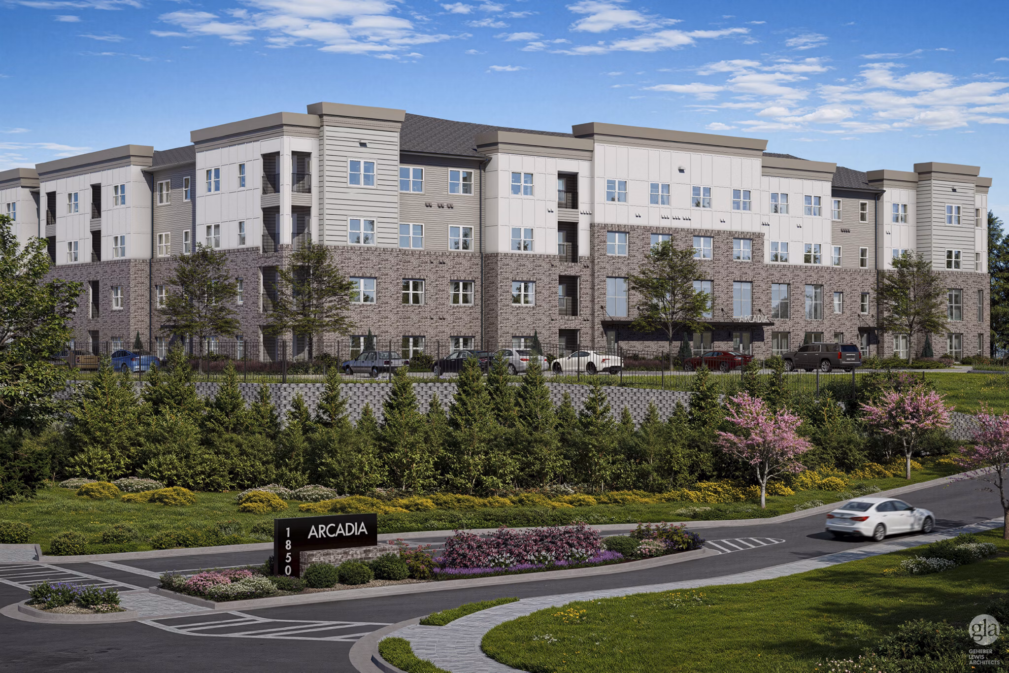 Rendering for Arcadia 1850 Apartments
