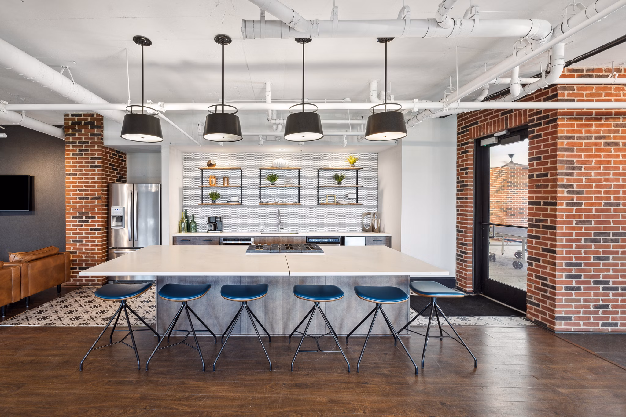 Clubhouse/Lobby at Meeting Street Lofts Apartments