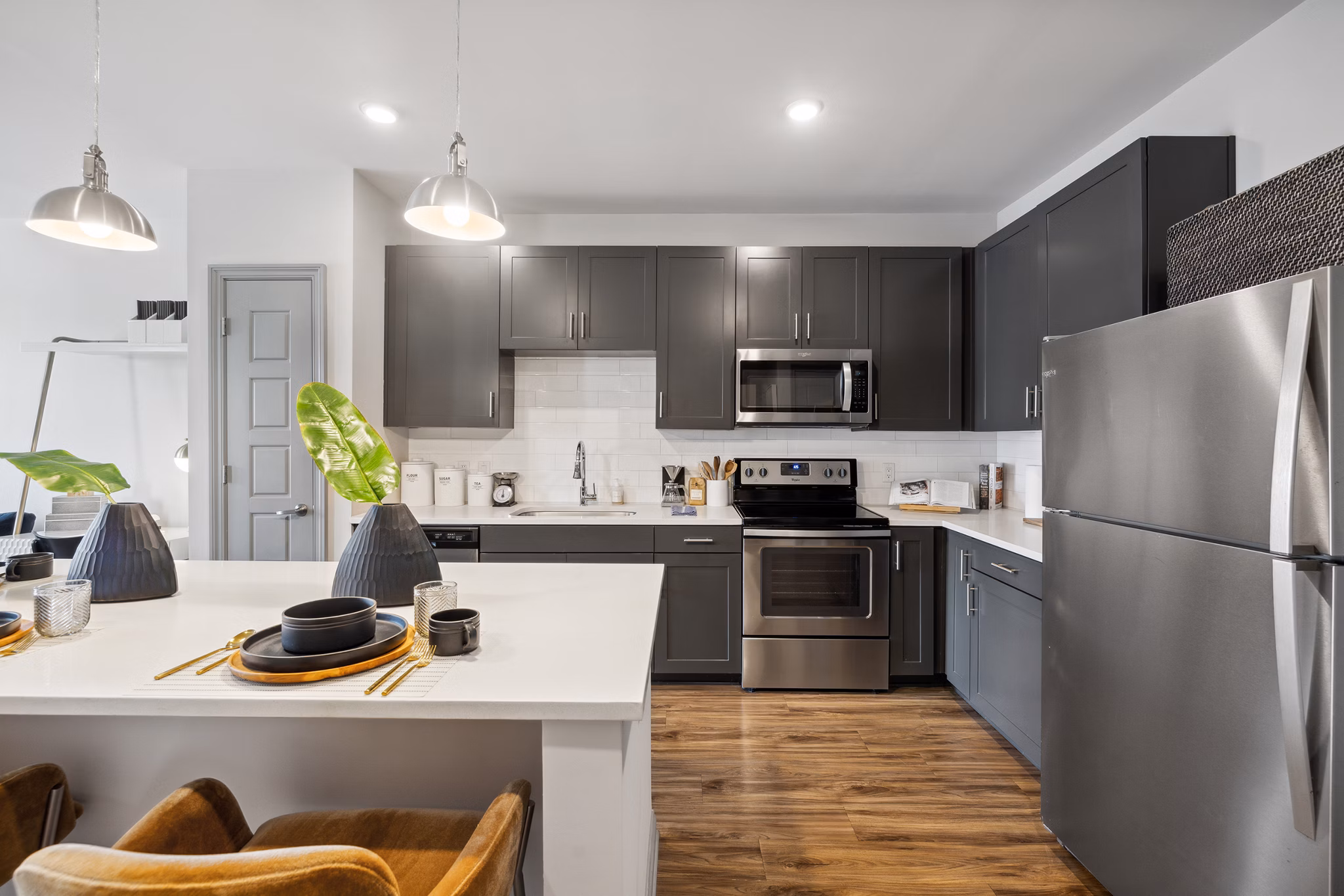 Kitchen at Meeting Street Lofts Apartments