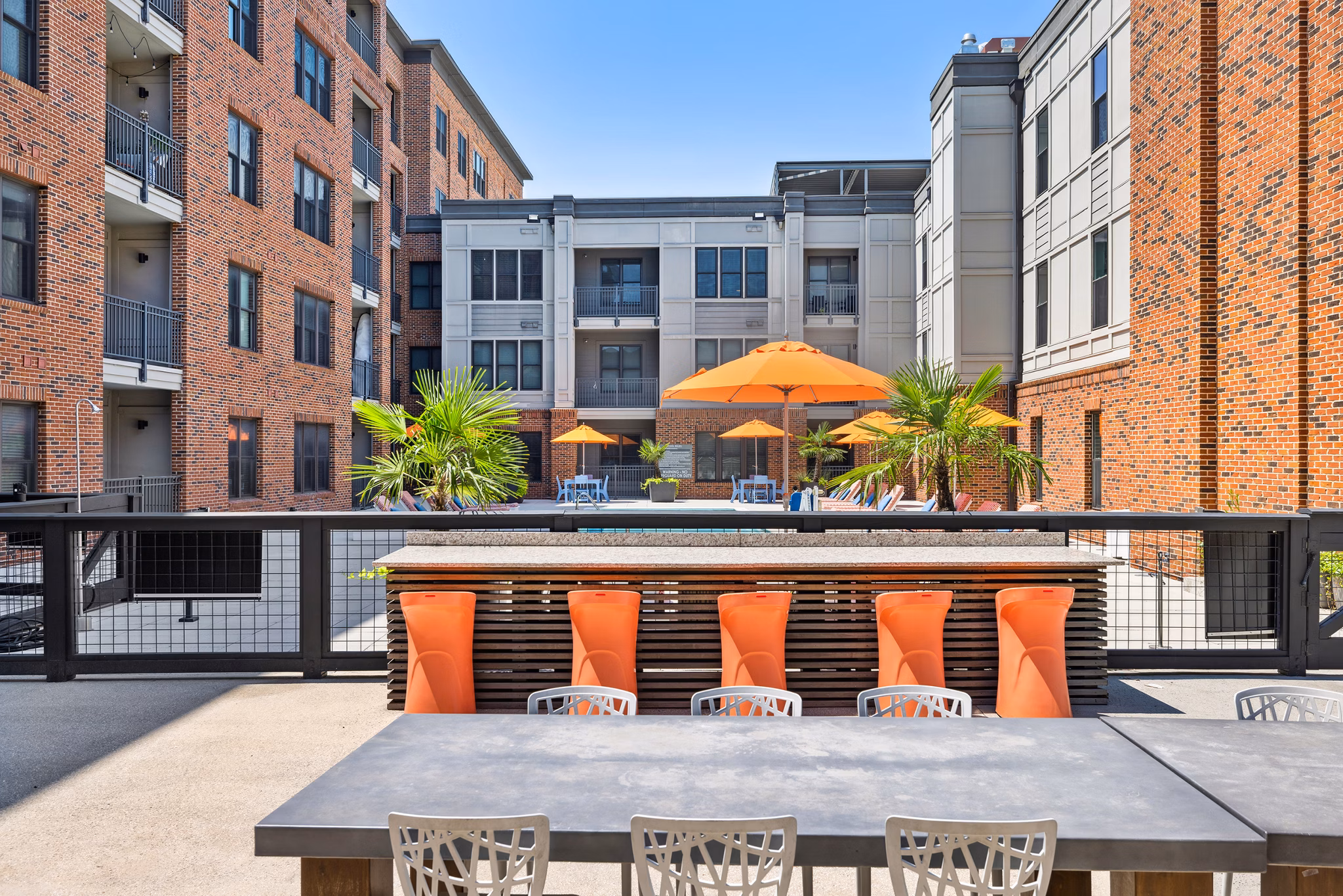 Grill Area at Meeting Street Lofts Apartments
