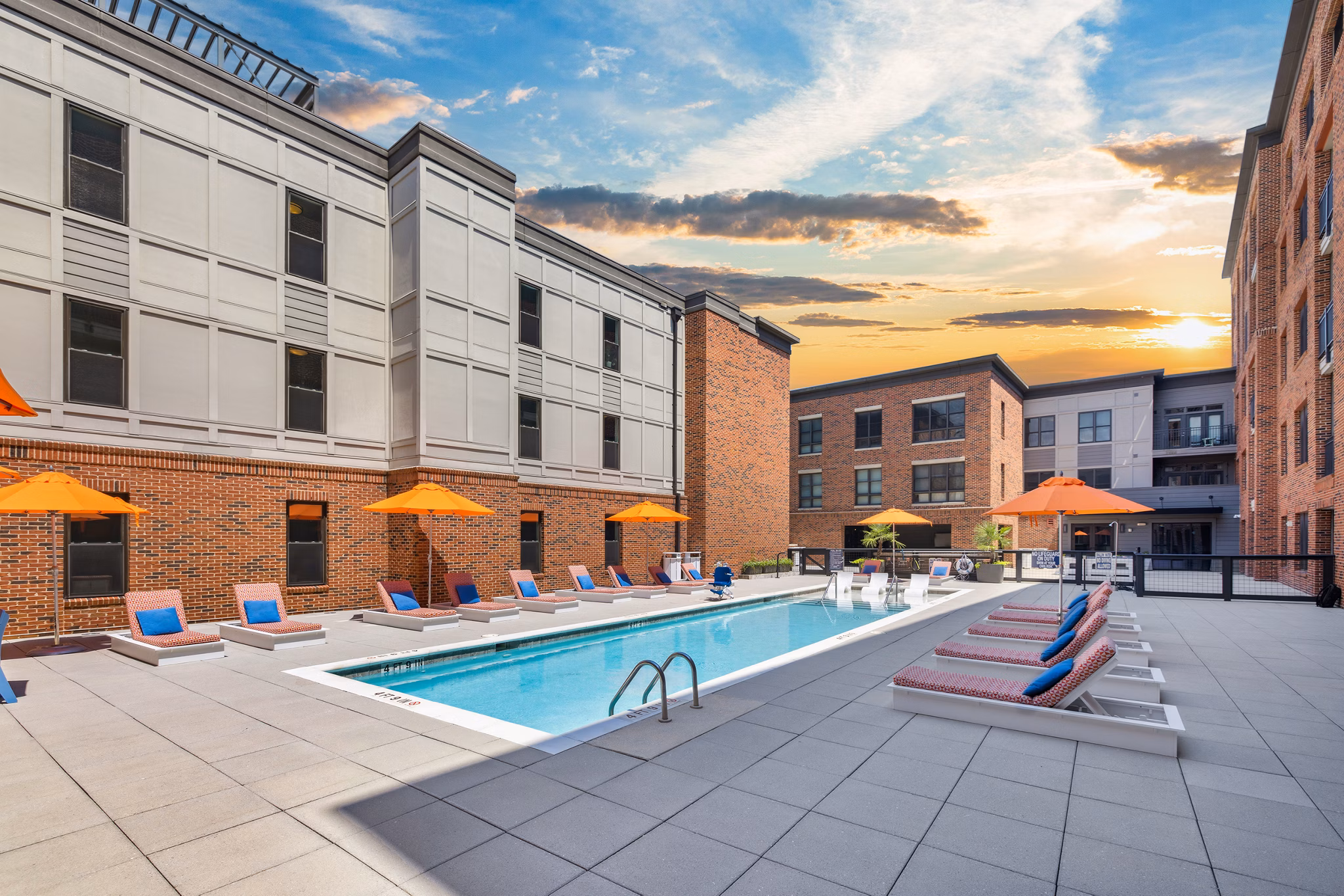 Pool at Meeting Street Lofts Apartments