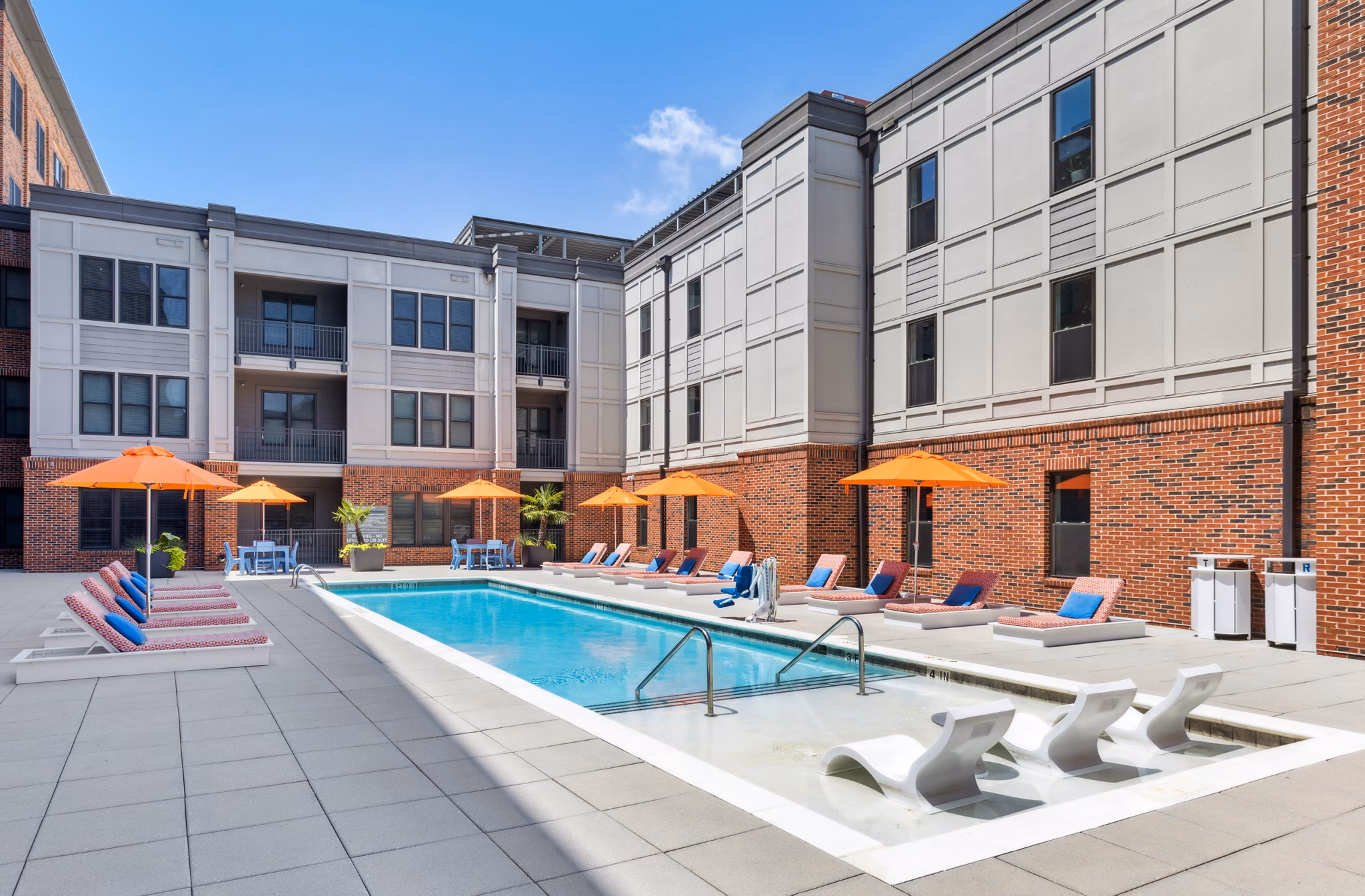 Pool at Meeting Street Lofts Apartments