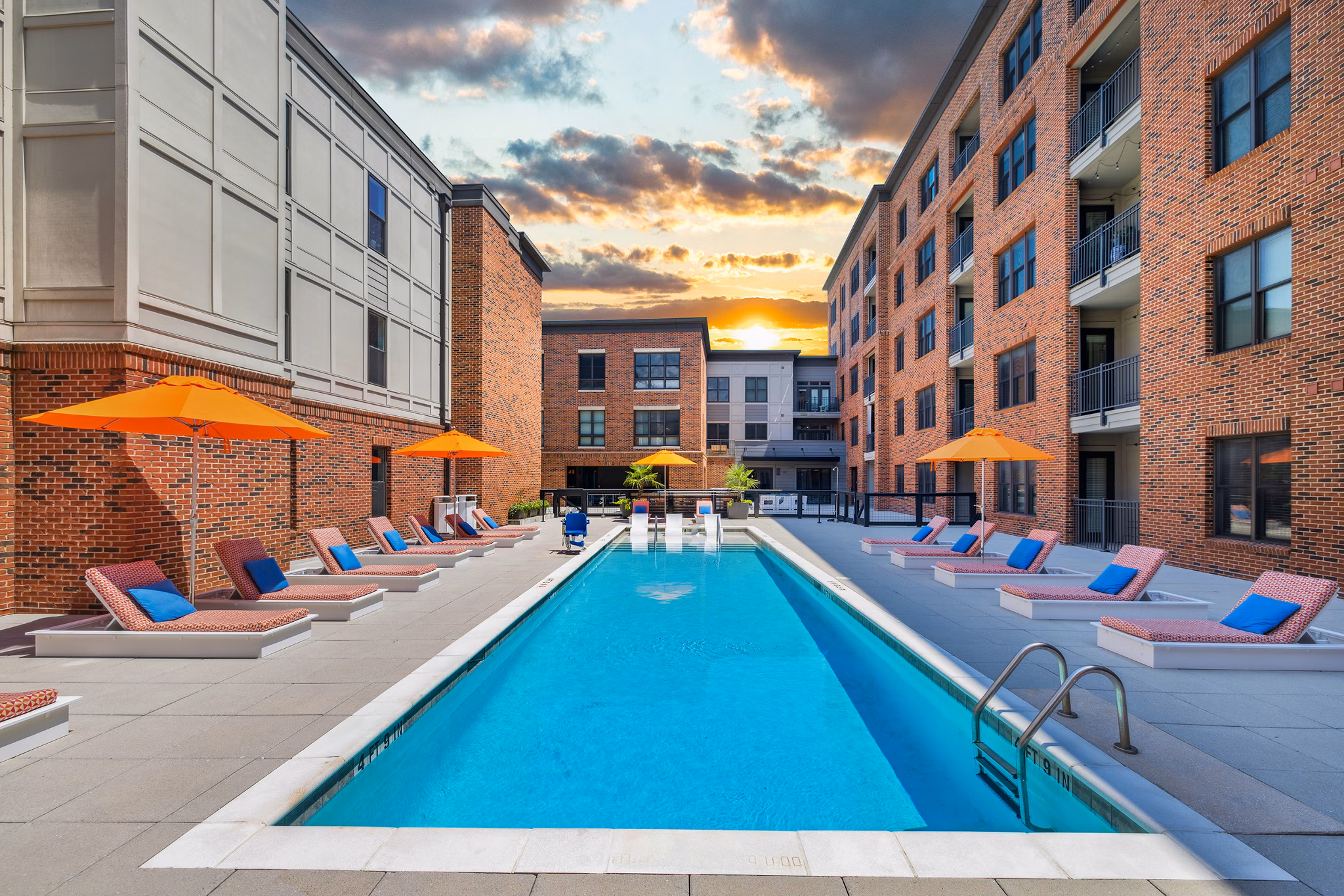 Pool at Meeting Street Lofts Apartments