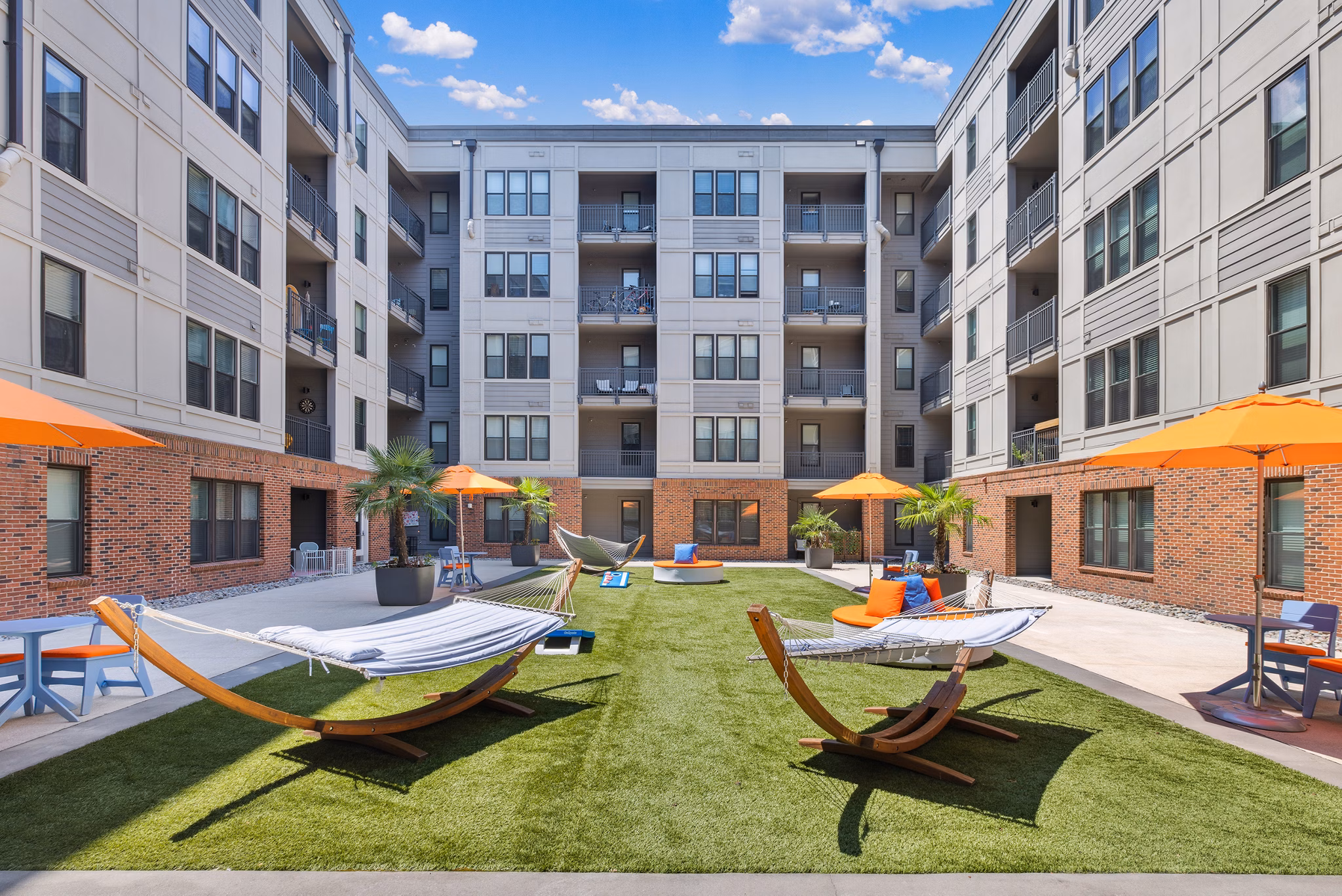 Recreational Area at Meeting Street Lofts Apartments