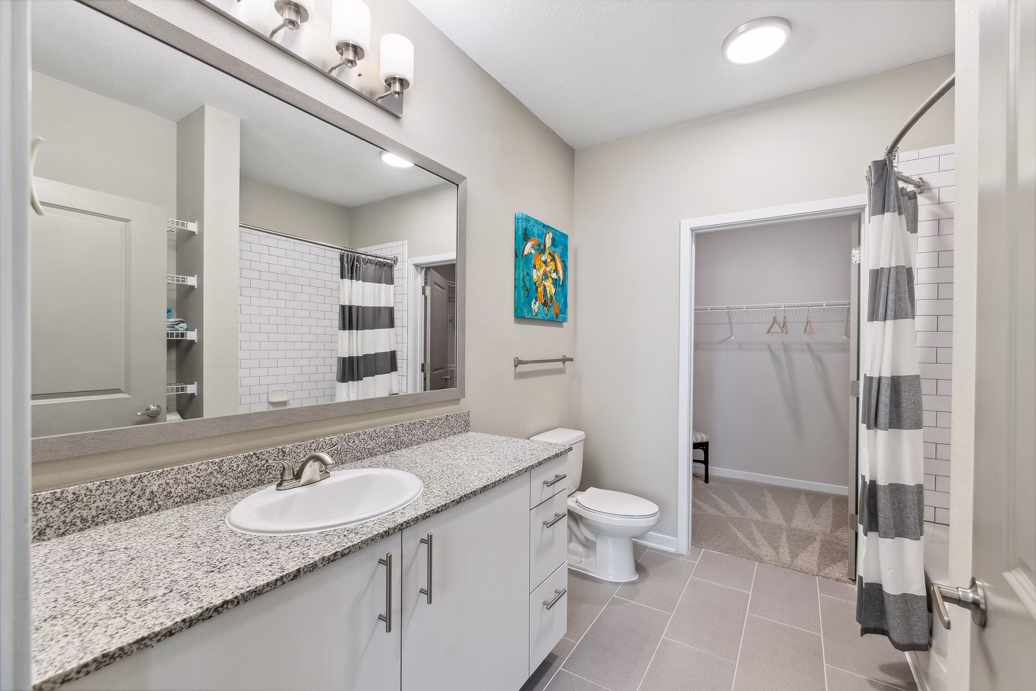 Bathroom at Spyglass Seaside Apartments