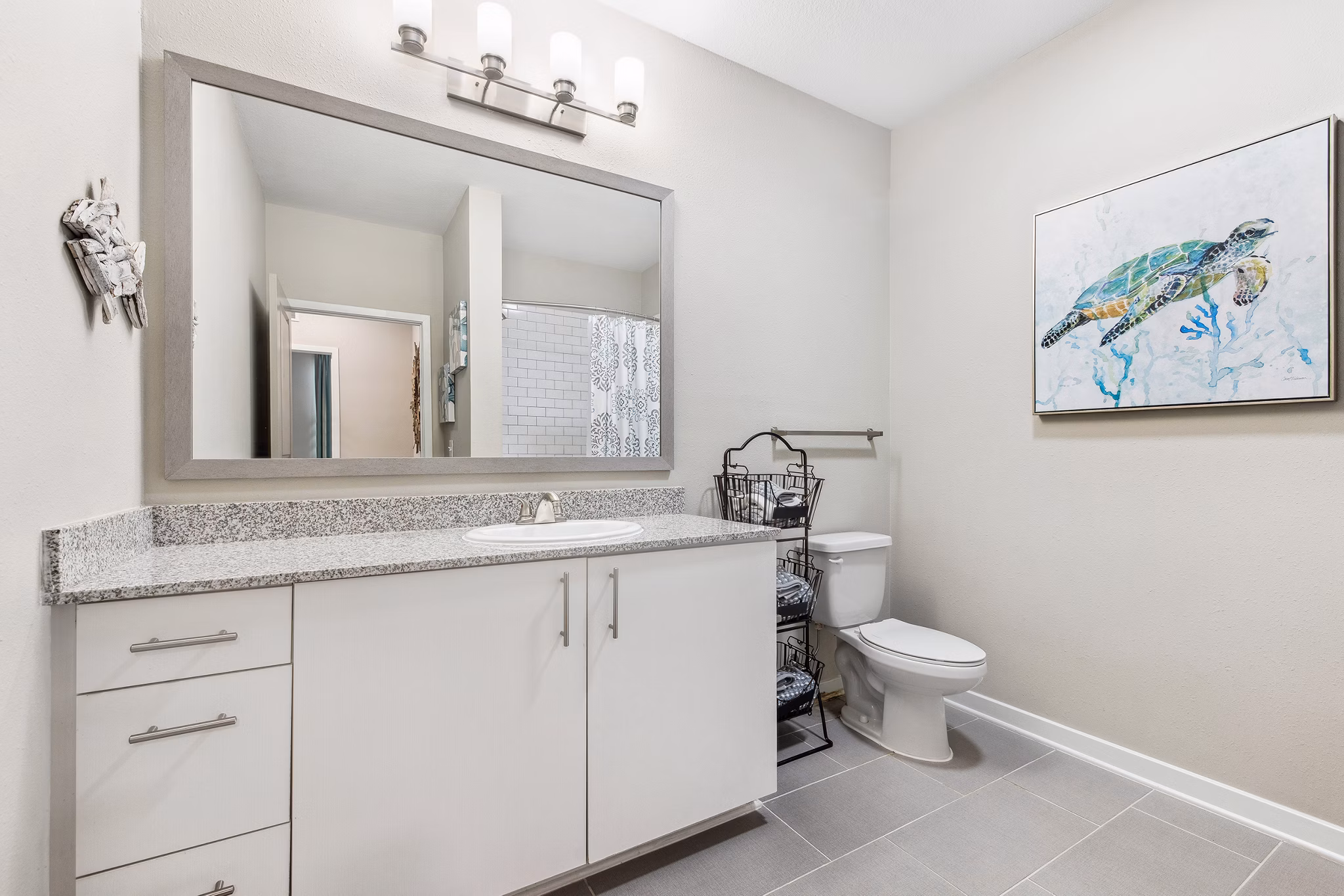 Bathroom at Spyglass Seaside Apartments