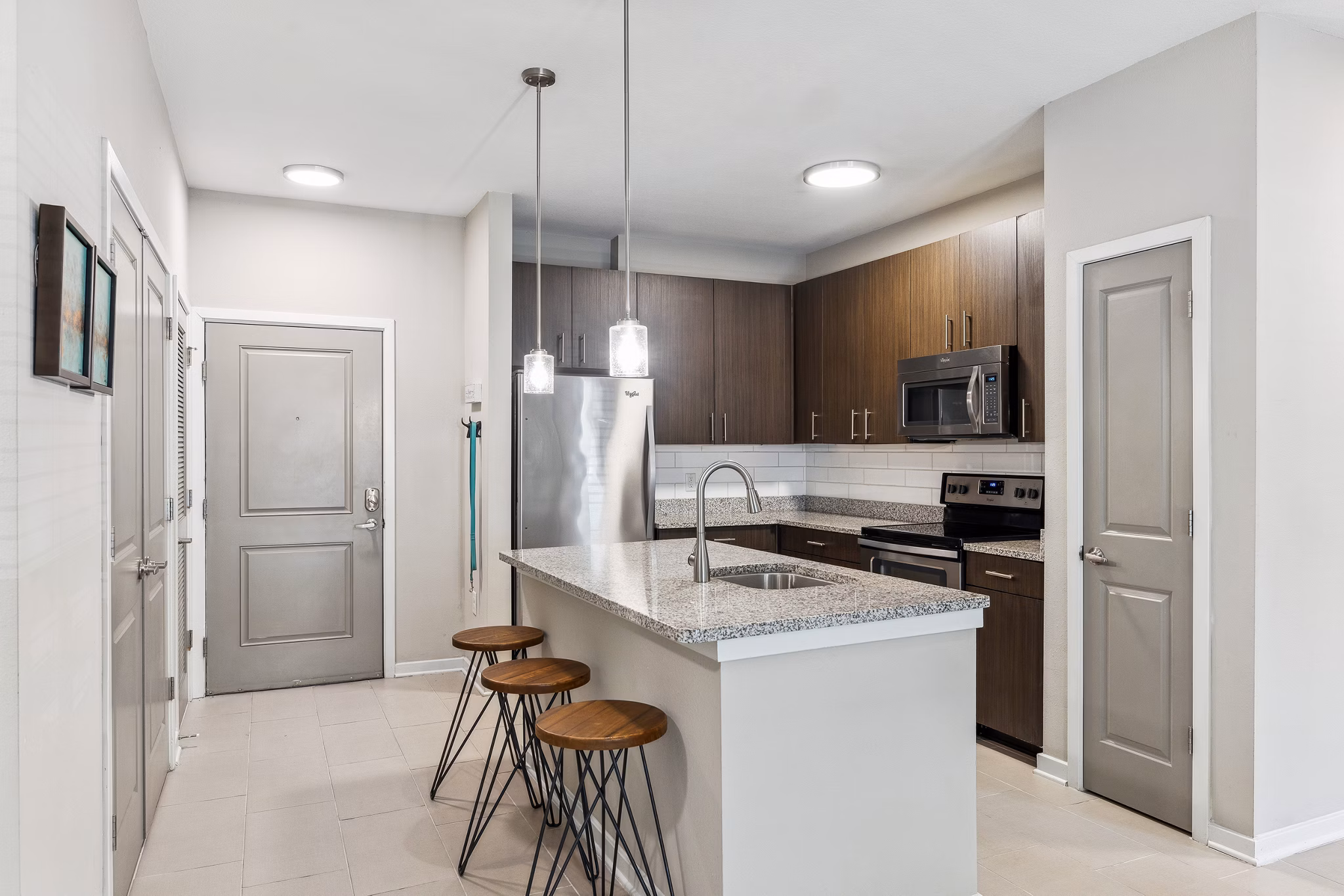 Kitchen at Spyglass Seaside Apartments