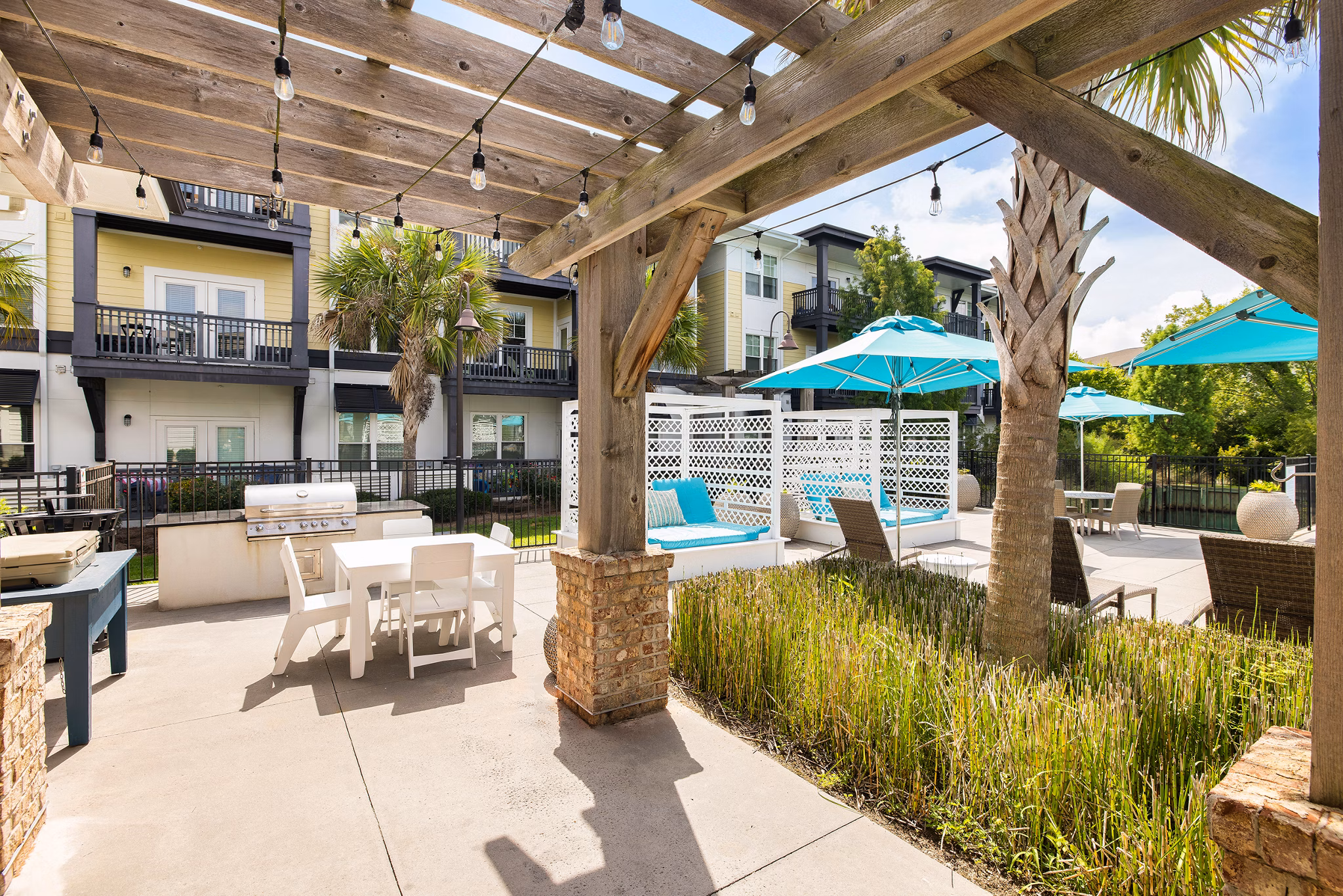 Patio at Spyglass Seaside Apartments
