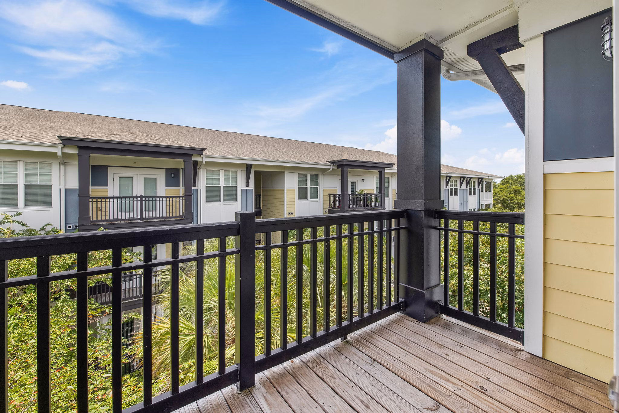Patio at Spyglass Seaside Apartments