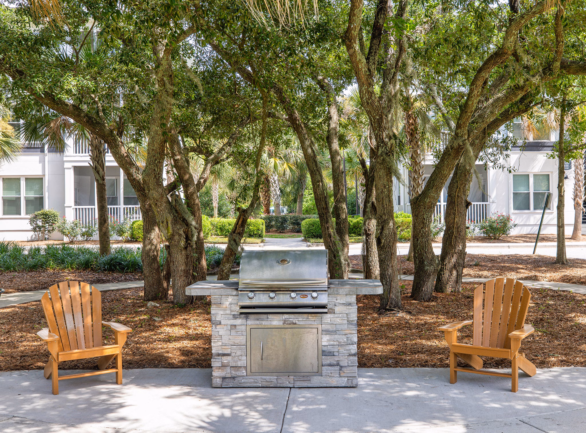 Patio at Spyglass Seaside Apartments