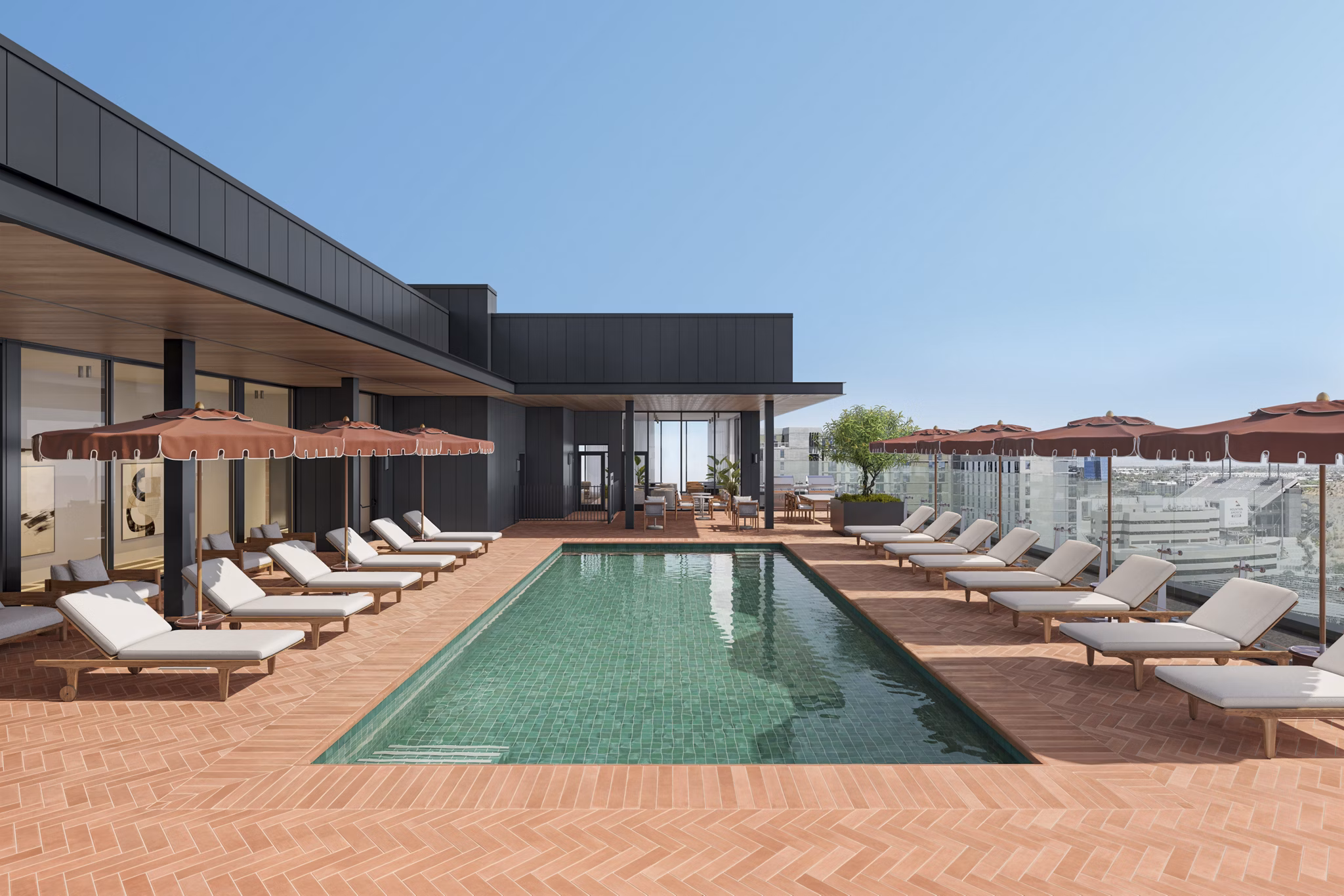 Pool at Samuel Apartments