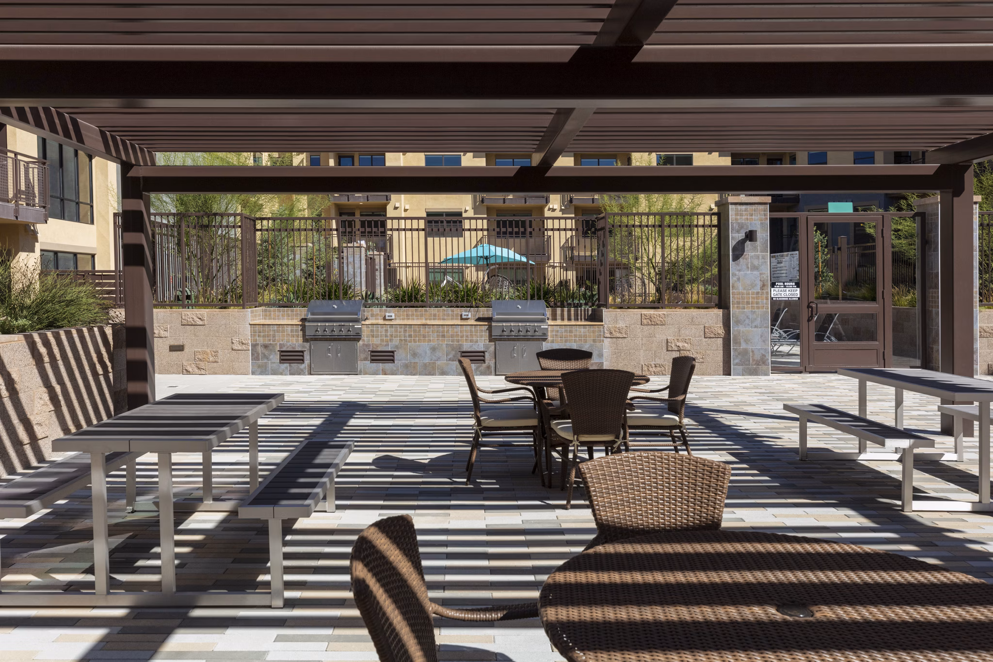 Grill Area at Sunsweet Apartments