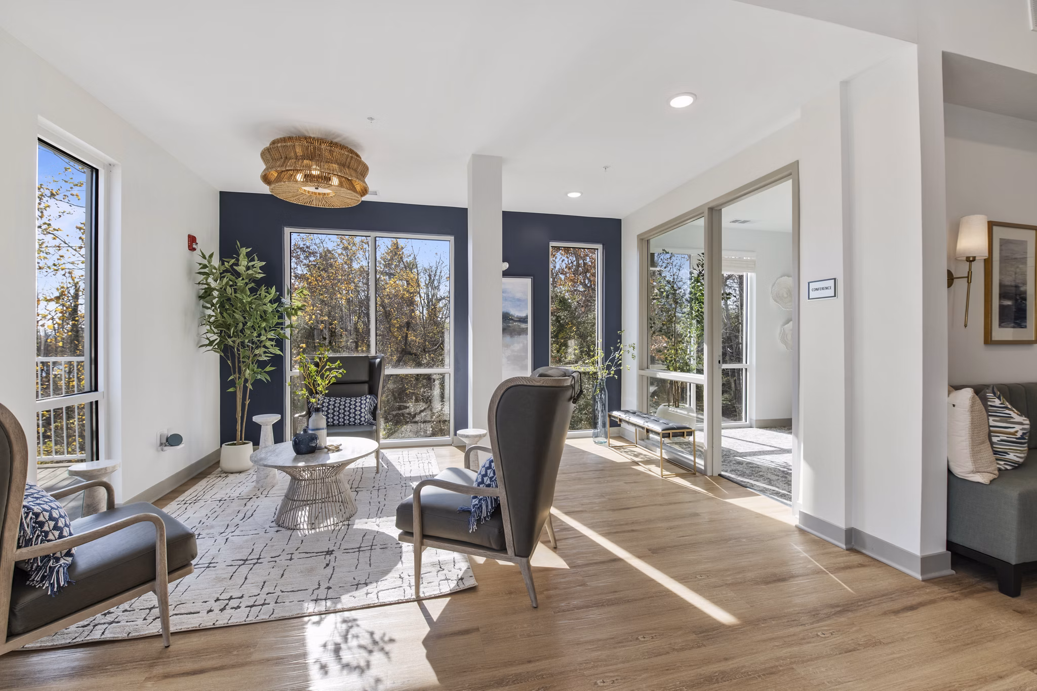 Clubhouse/Lobby at Venture at Lake Julian Apartments