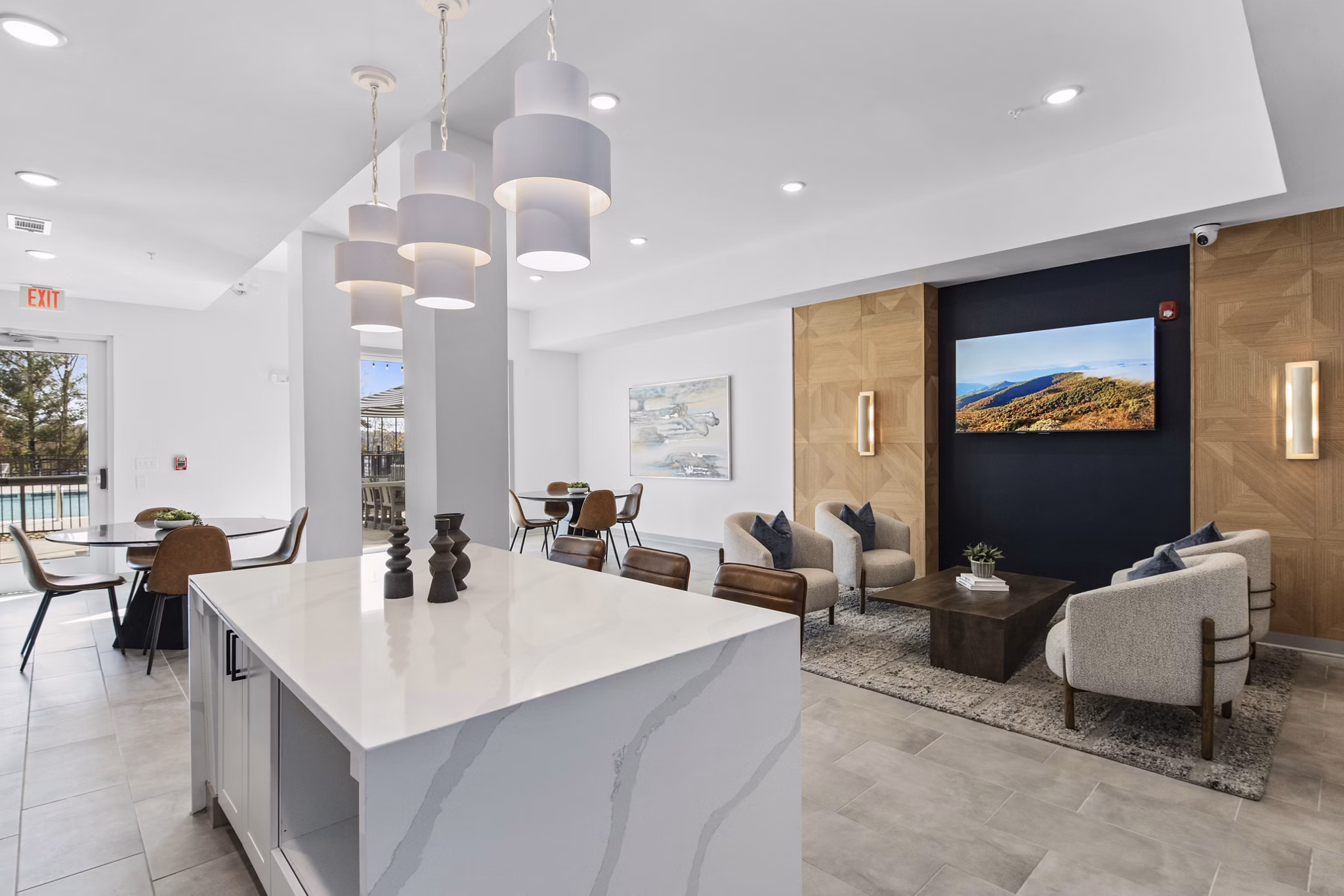 Clubhouse/Lobby at Venture at Lake Julian Apartments
