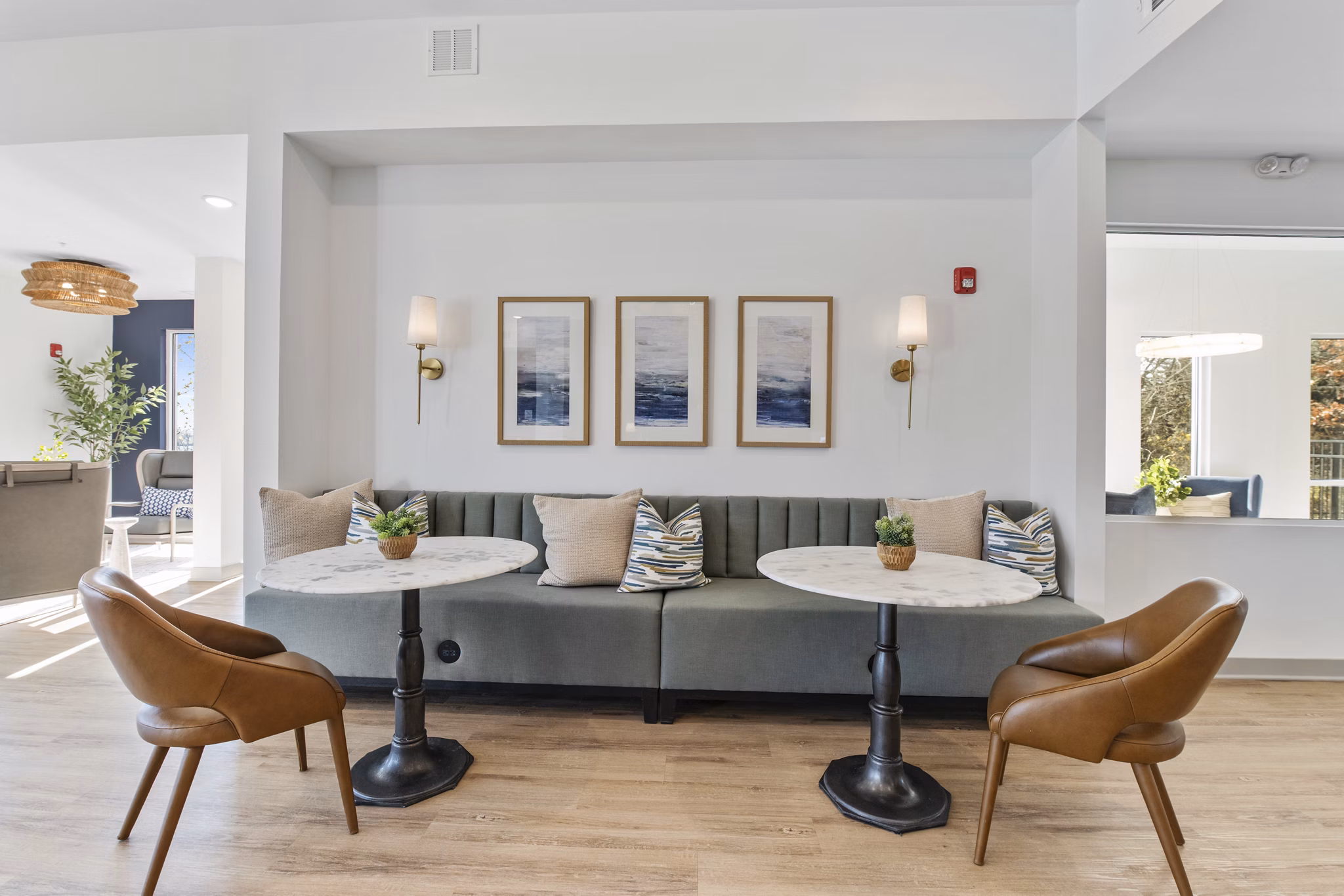Clubhouse/Lobby at Venture at Lake Julian Apartments