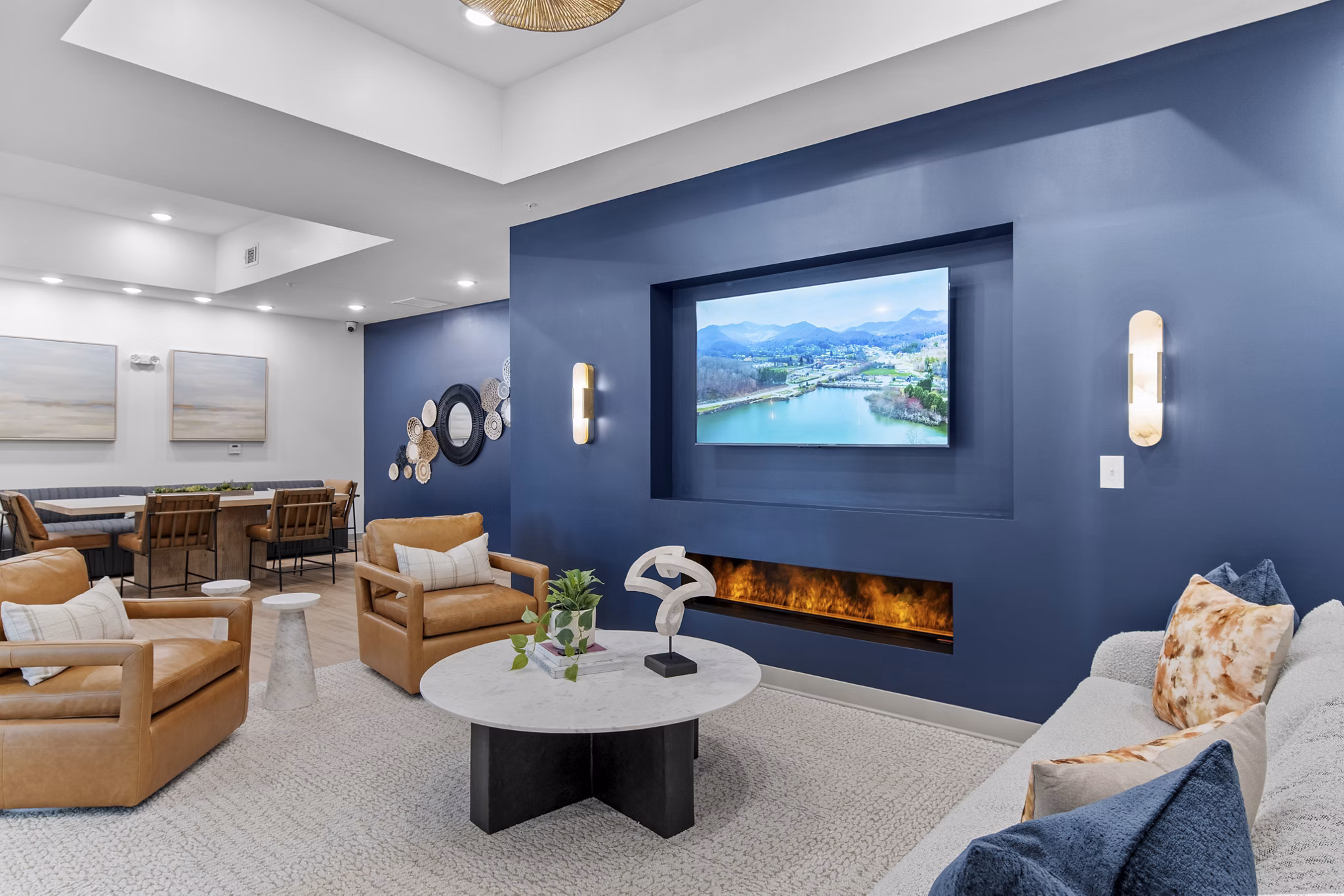Clubhouse/Lobby at Venture at Lake Julian Apartments