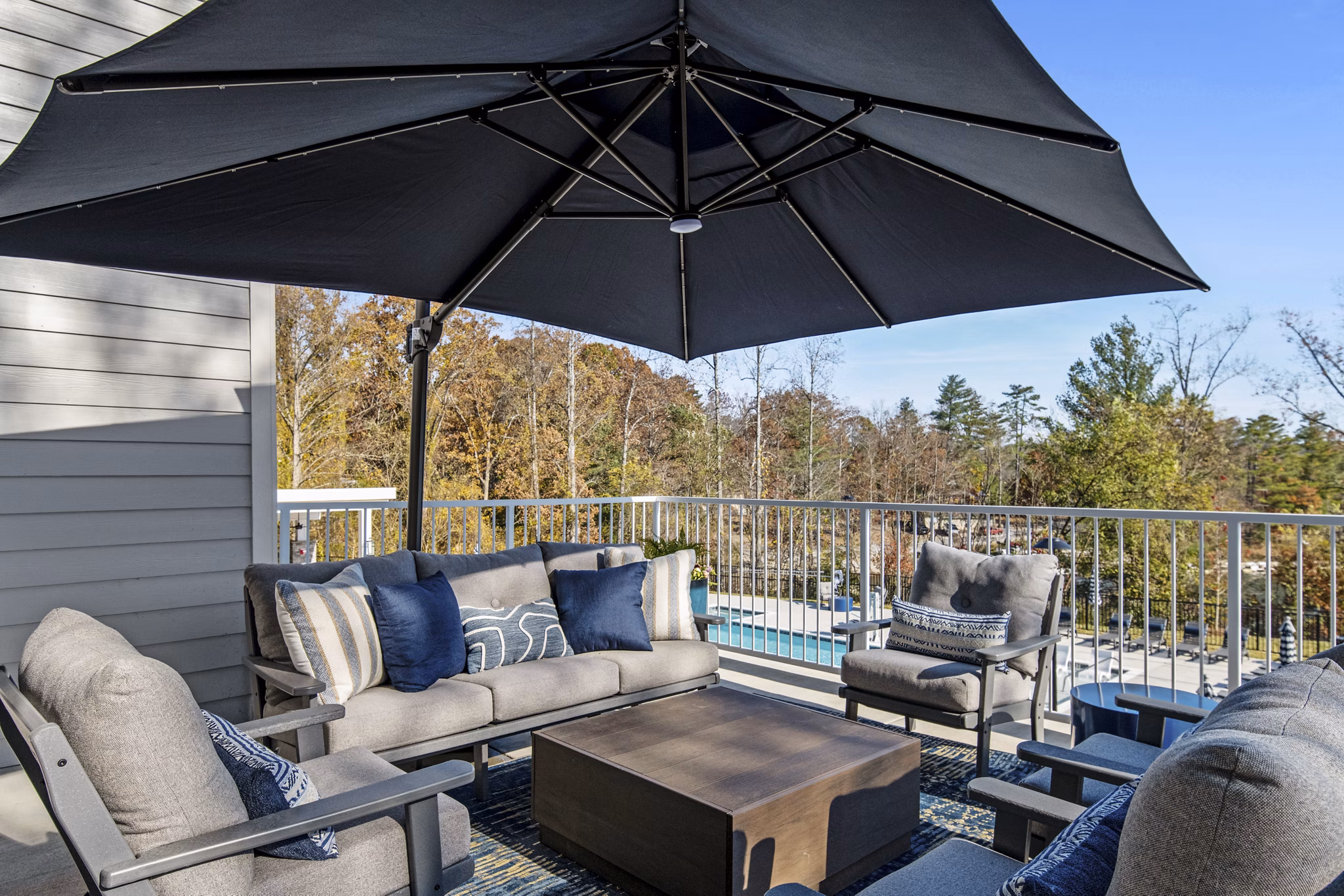 Grill Area at Venture at Lake Julian Apartments