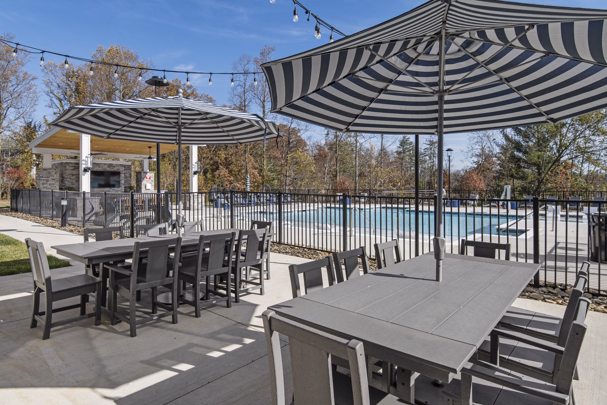 Grill Area at Venture at Lake Julian Apartments