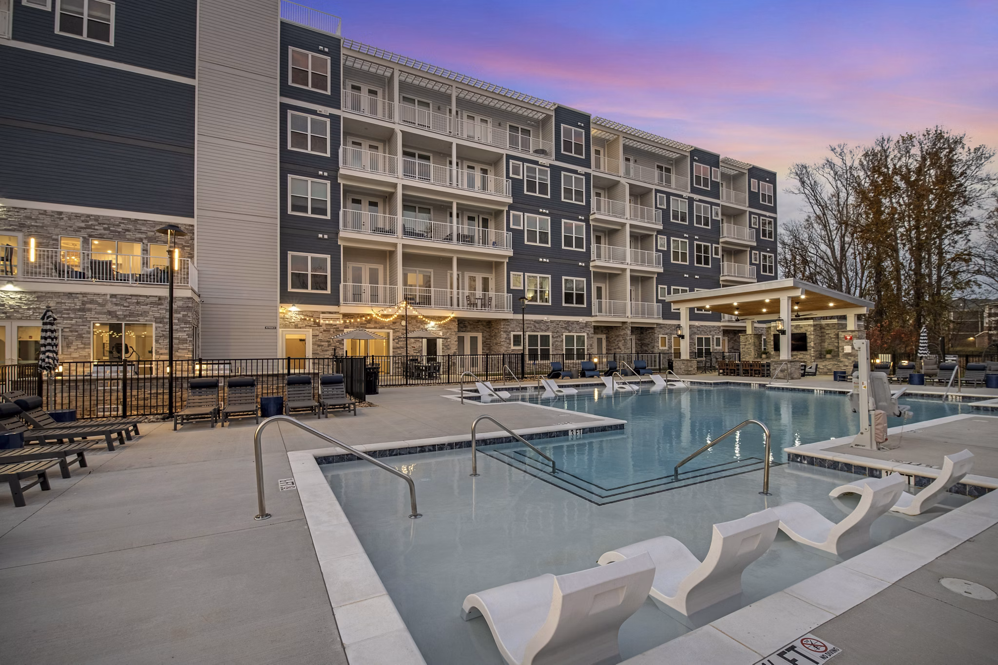 Pool at Venture at Lake Julian Apartments