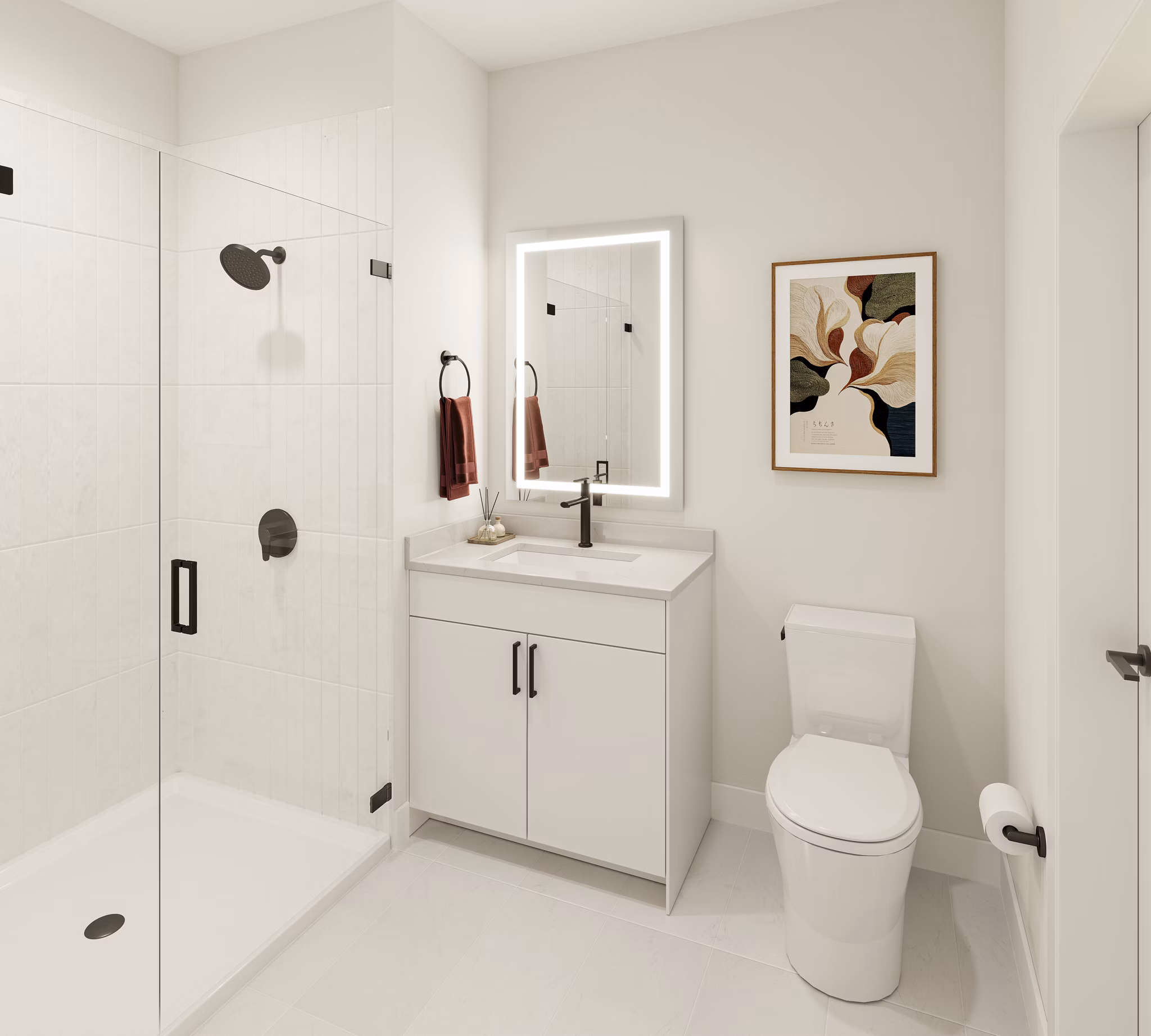 Bathroom at The East Quarter Apartments