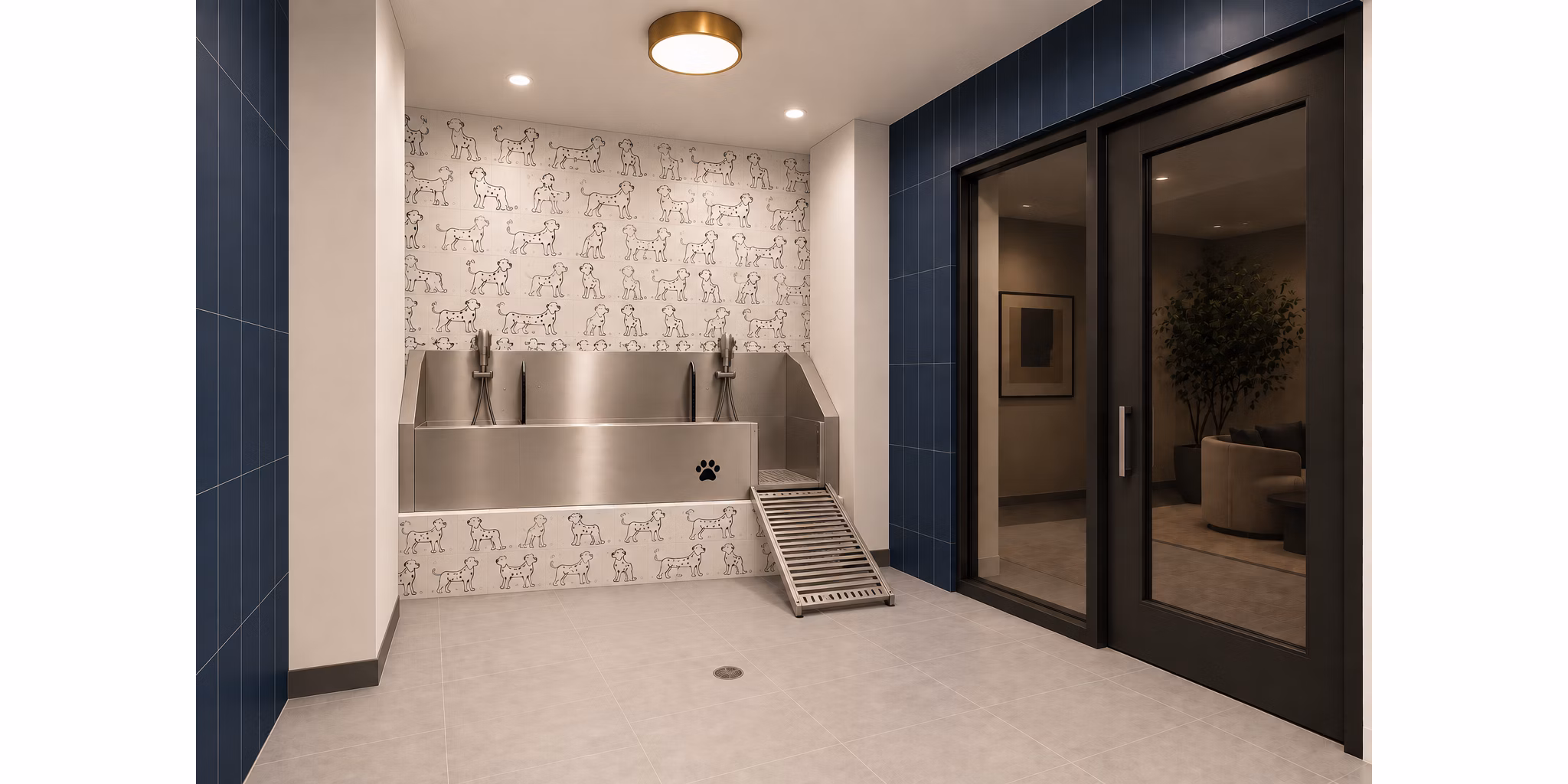 Recreational Area at The East Quarter Apartments