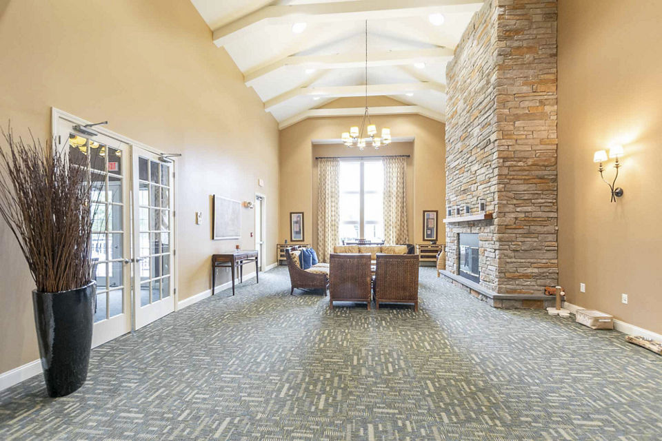 Clubhouse/Lobby at The Commons at Boston Road Apartments