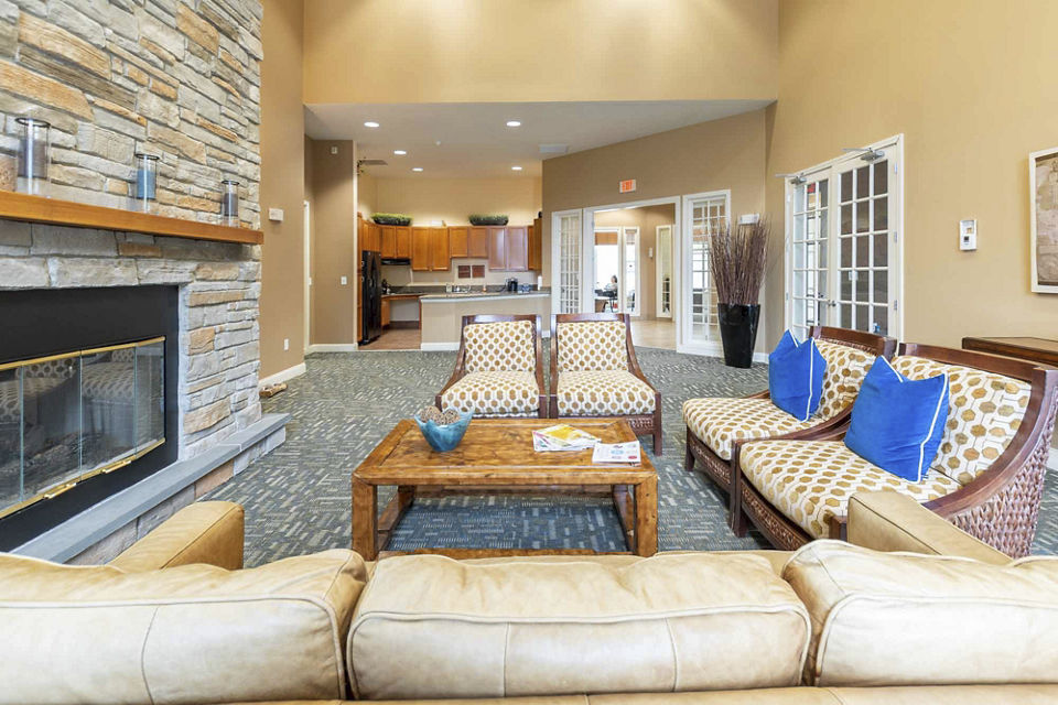 Clubhouse/Lobby at The Commons at Boston Road Apartments