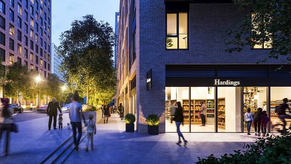 rendering at Greenford Quay Apartments