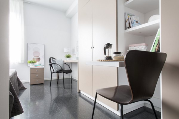 living room at Roberto de Nobili Residence Hall