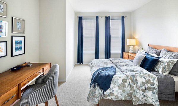 bedroom at Jefferson at Dedham Station Apartments