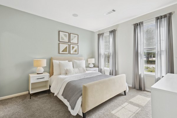 bedroom at Jefferson at Dedham Station Apartments