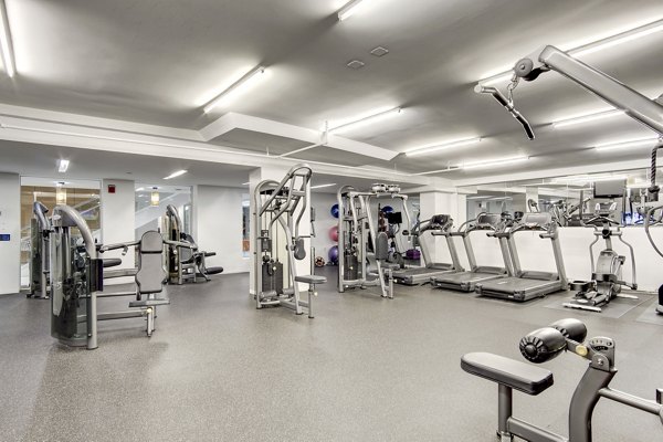 fitness center at 100 Capitol Yards Apartments