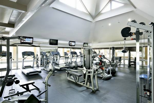fitness center at Summerwood Apartments